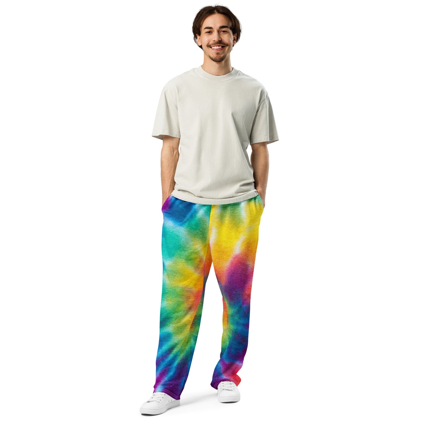 Colorful Wide-leg joggers - Unique Designs - Free Shipping Worldwide