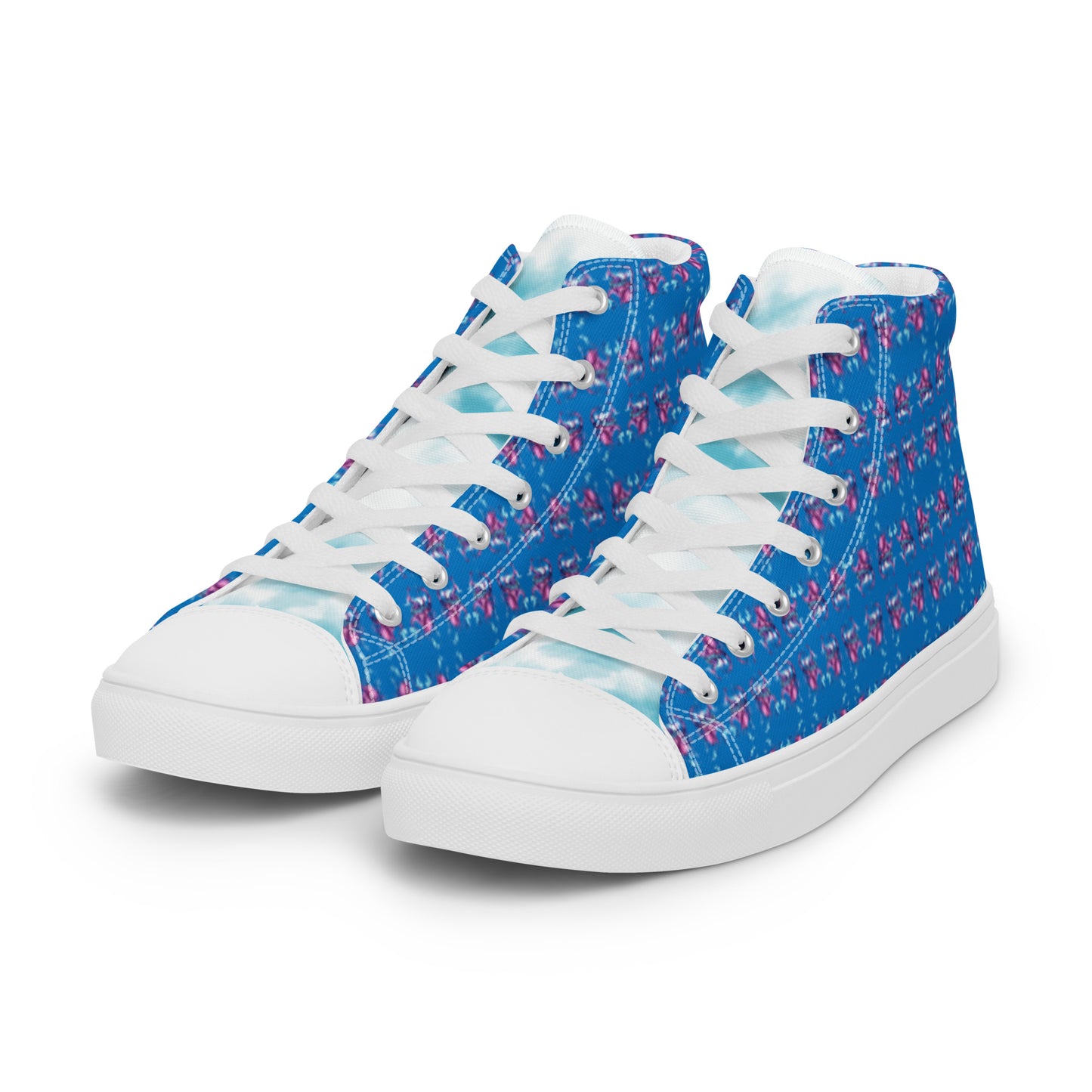 Colorful high top canvas shoes - Free Shipping Worldwide