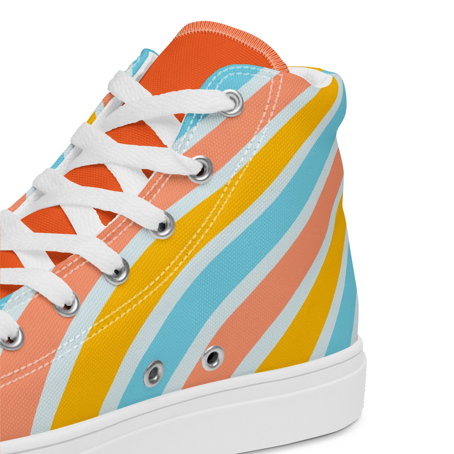 Colorful high top canvas shoes - Free Shipping Worldwide