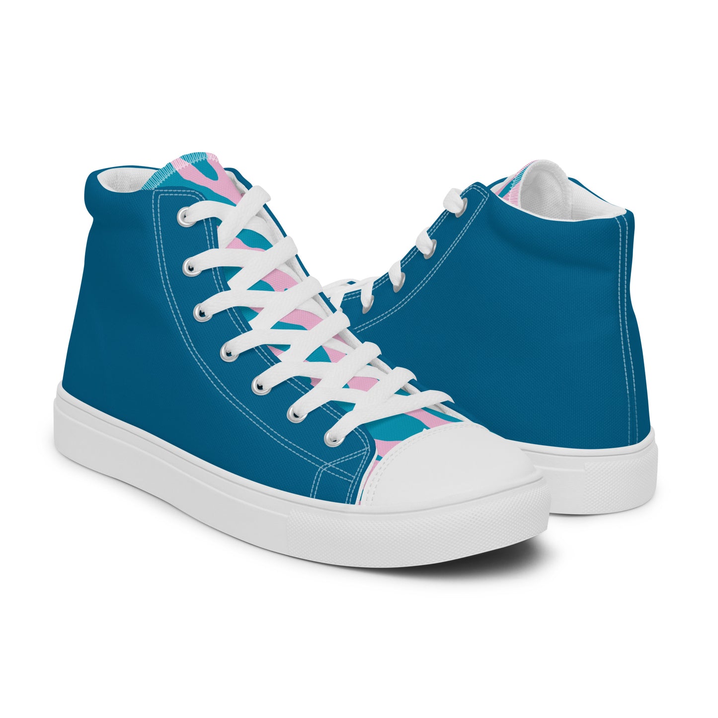 Colorful high top canvas shoes - Free Shipping Worldwide