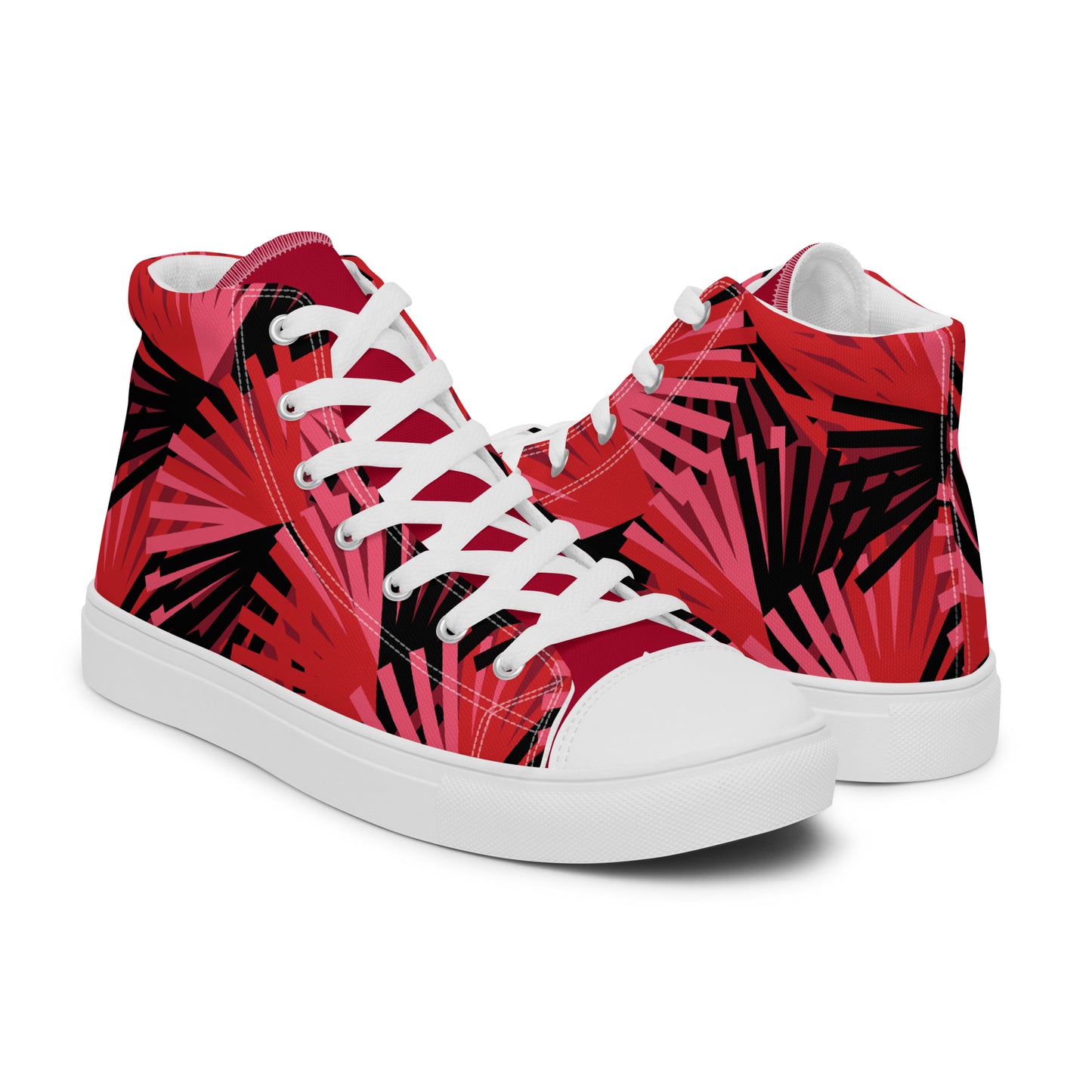 Colorful high top canvas shoes - Free Shipping Worldwide