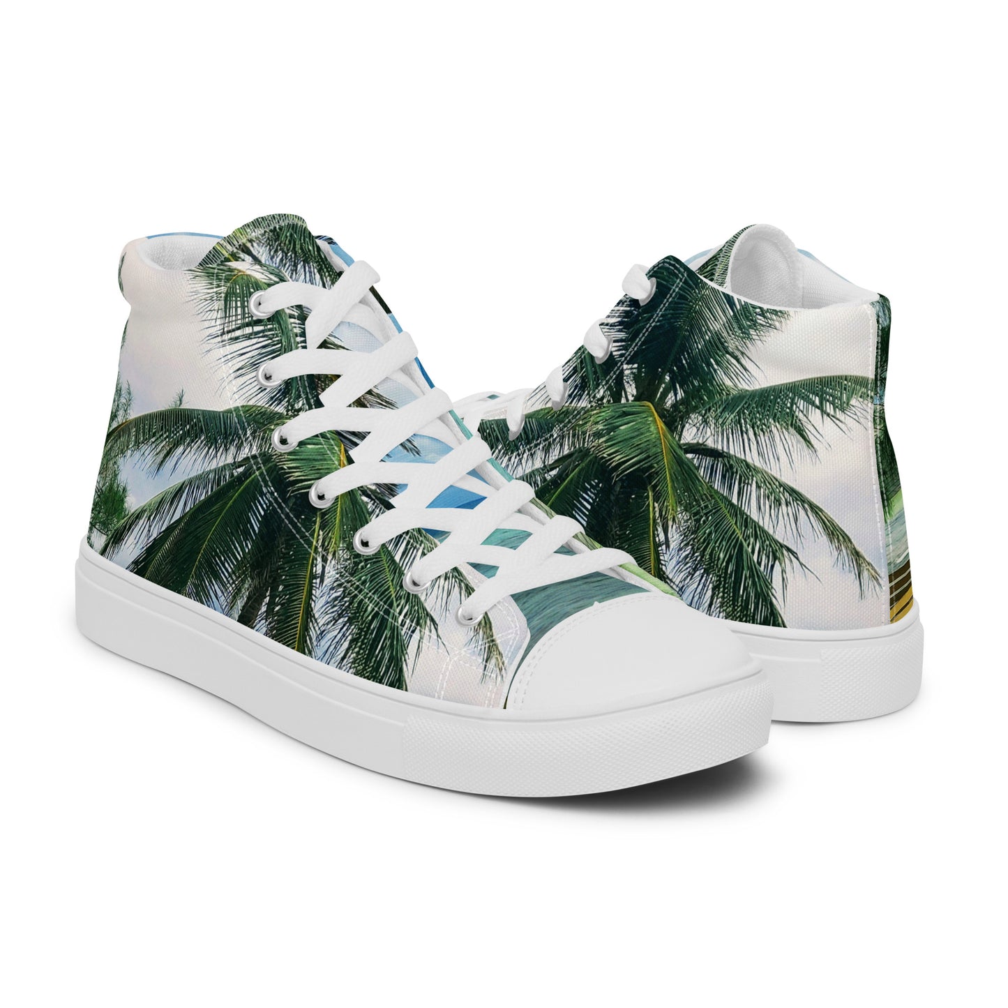 Colorful high top canvas shoes - Free Shipping Worldwide