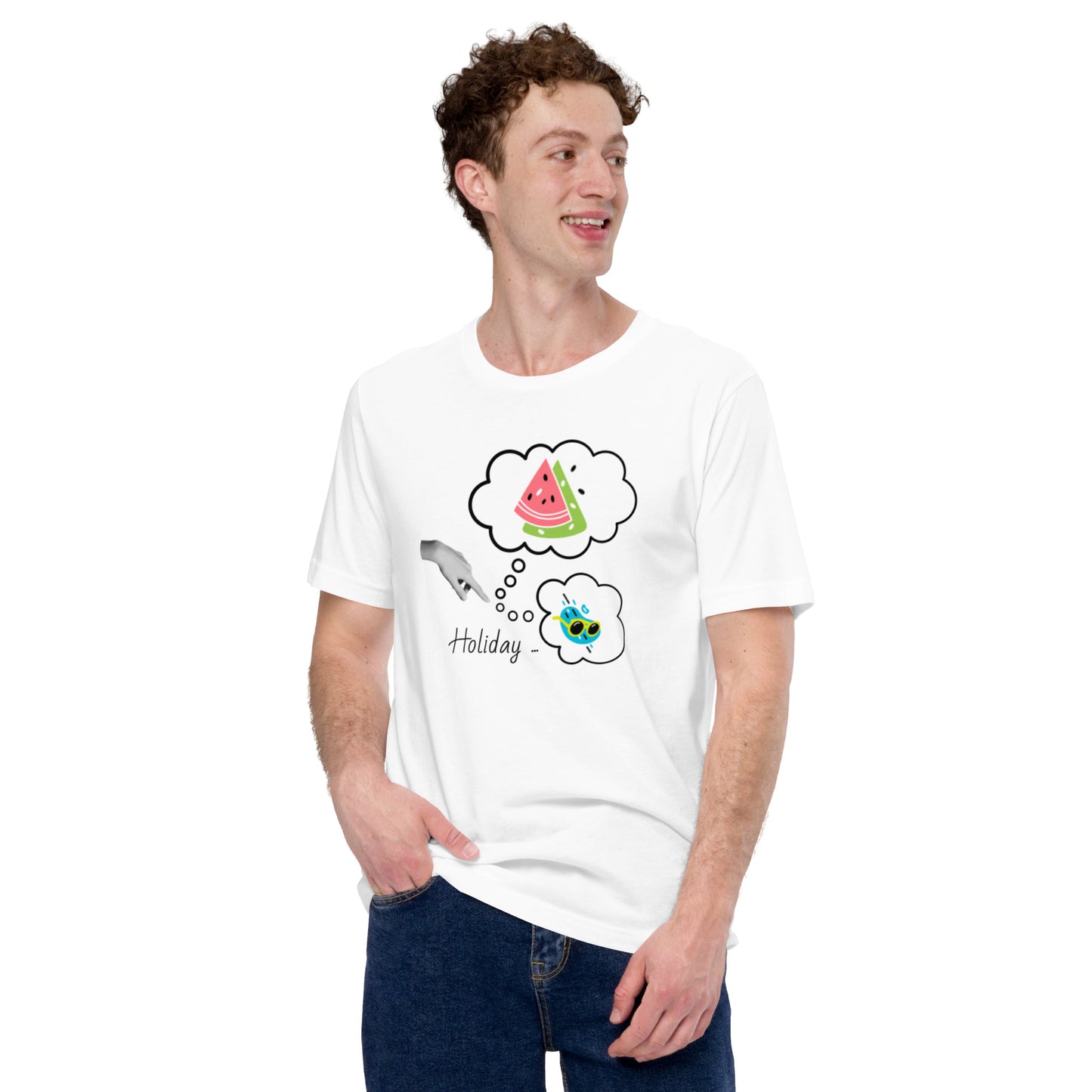 Colorful Unisex T-shirt - Clip Art - Free Shipping Worldwide