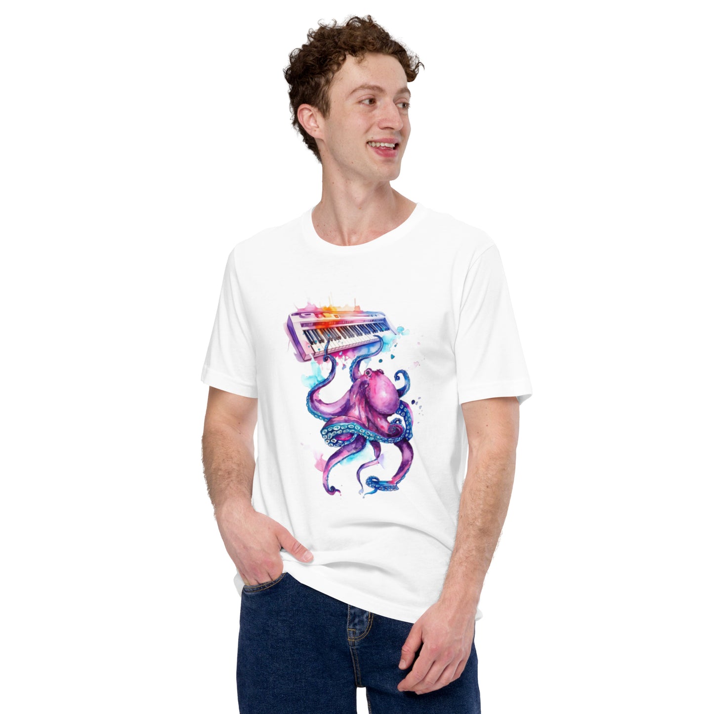 Colorful Unisex T-shirt - Clip Art - Free Shipping Worldwide
