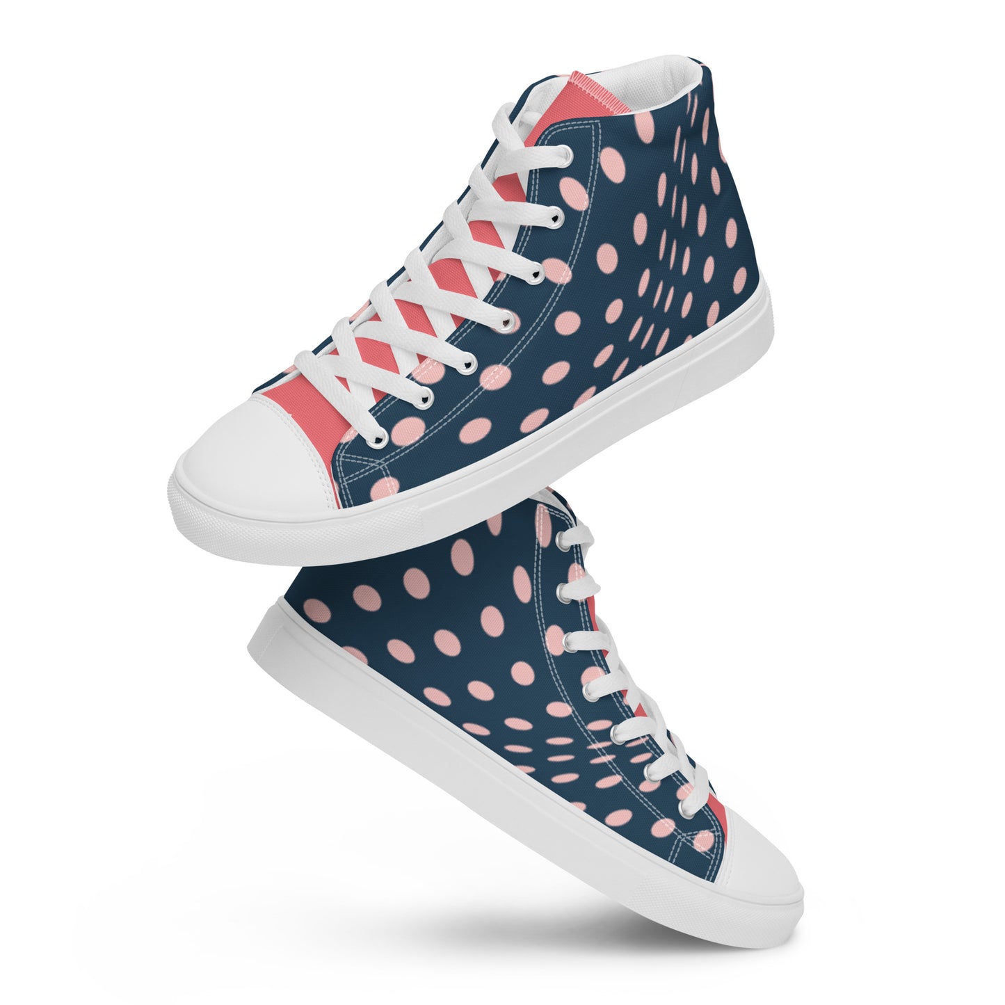 Colorful women’s high top canvas shoes - Free Shipping Worldwide