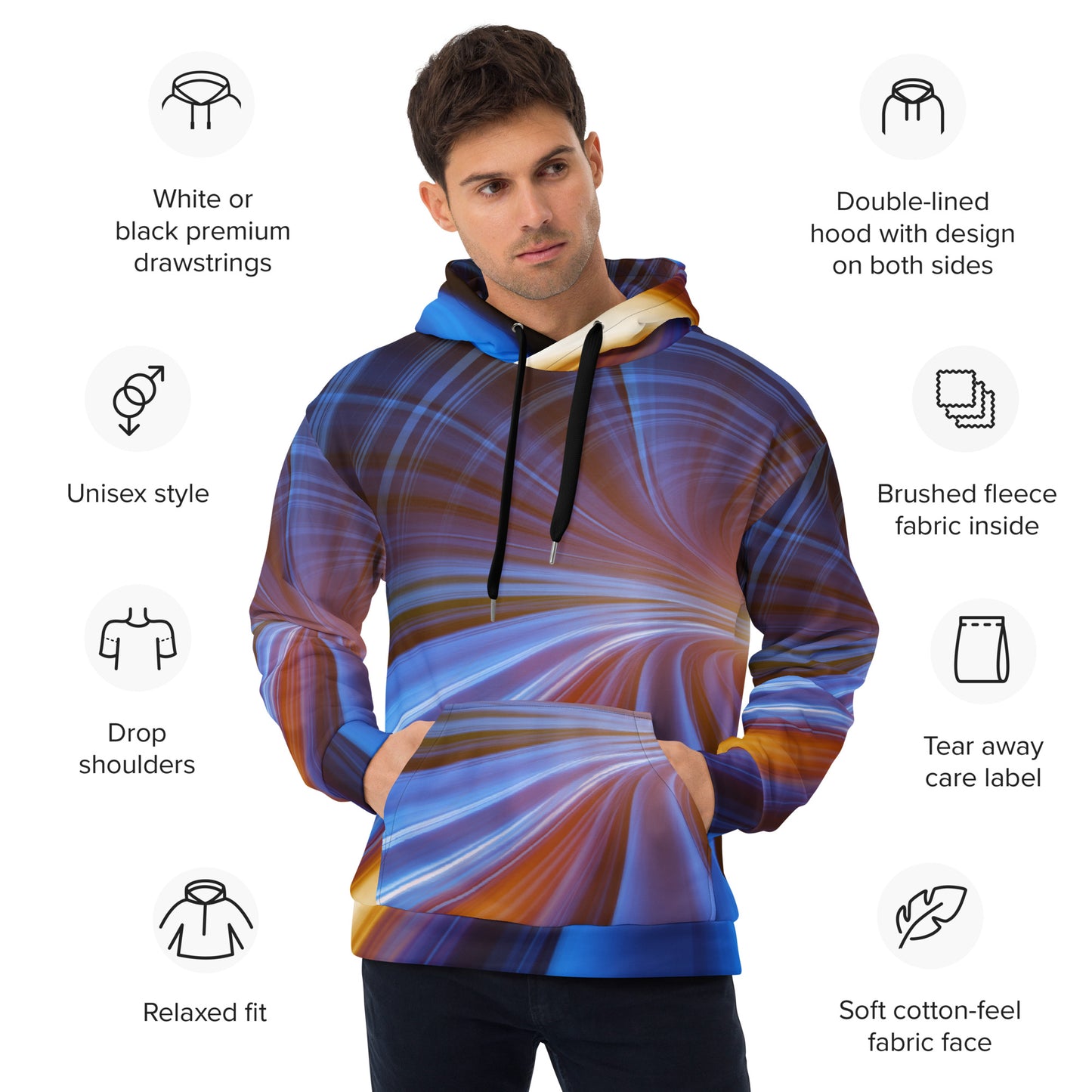 Colorful Hoodie - Unisex - Free Shipping Worldwide
