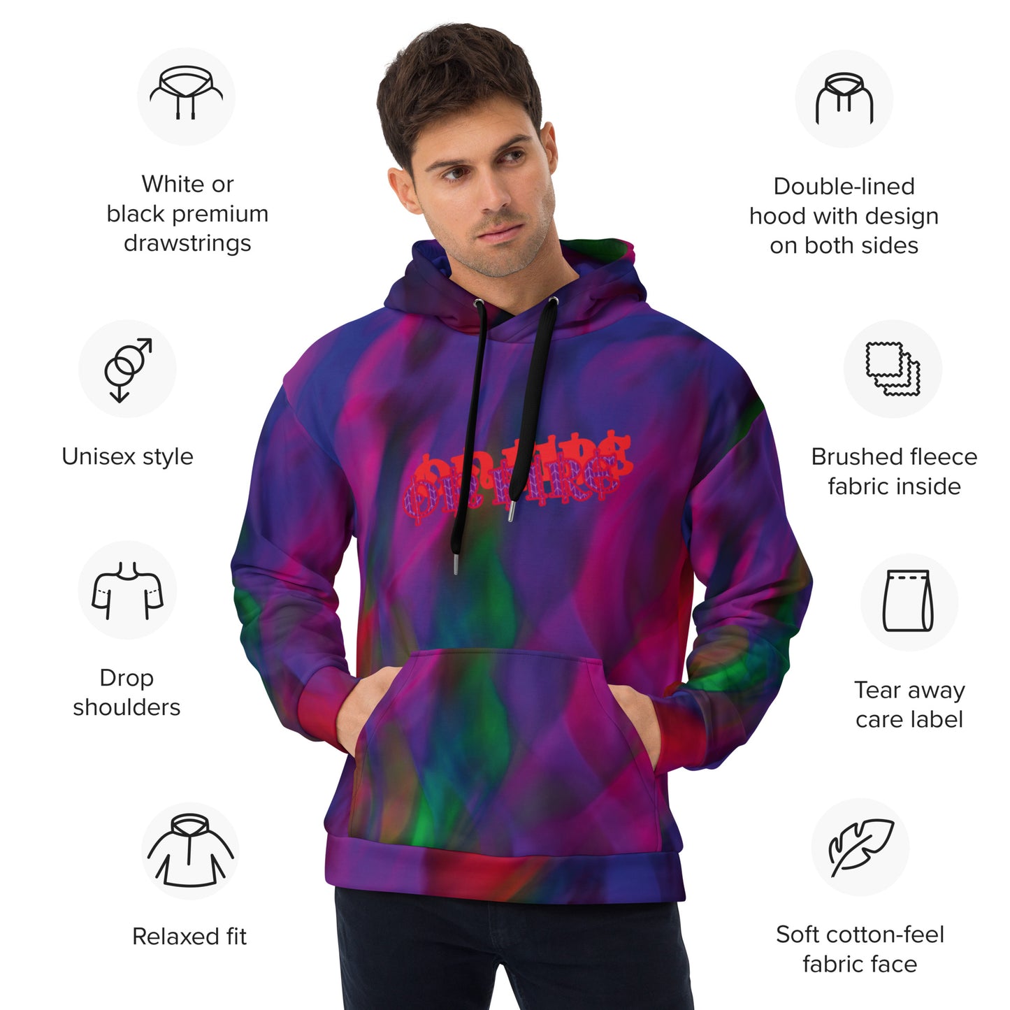 Colorful Hoodie - Unisex - Free Shipping Worldwide