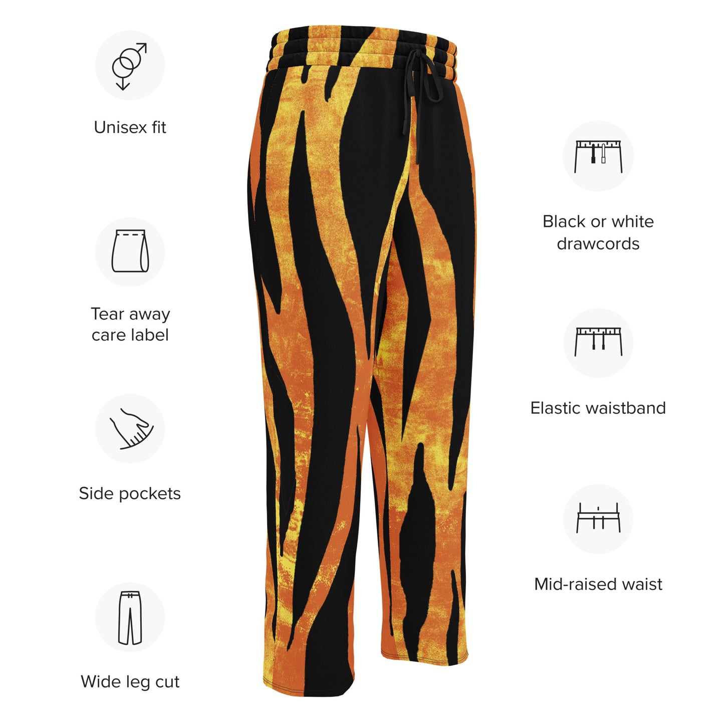 Colorful Wide-leg joggers - Unique Designs - Free Shipping Worldwide