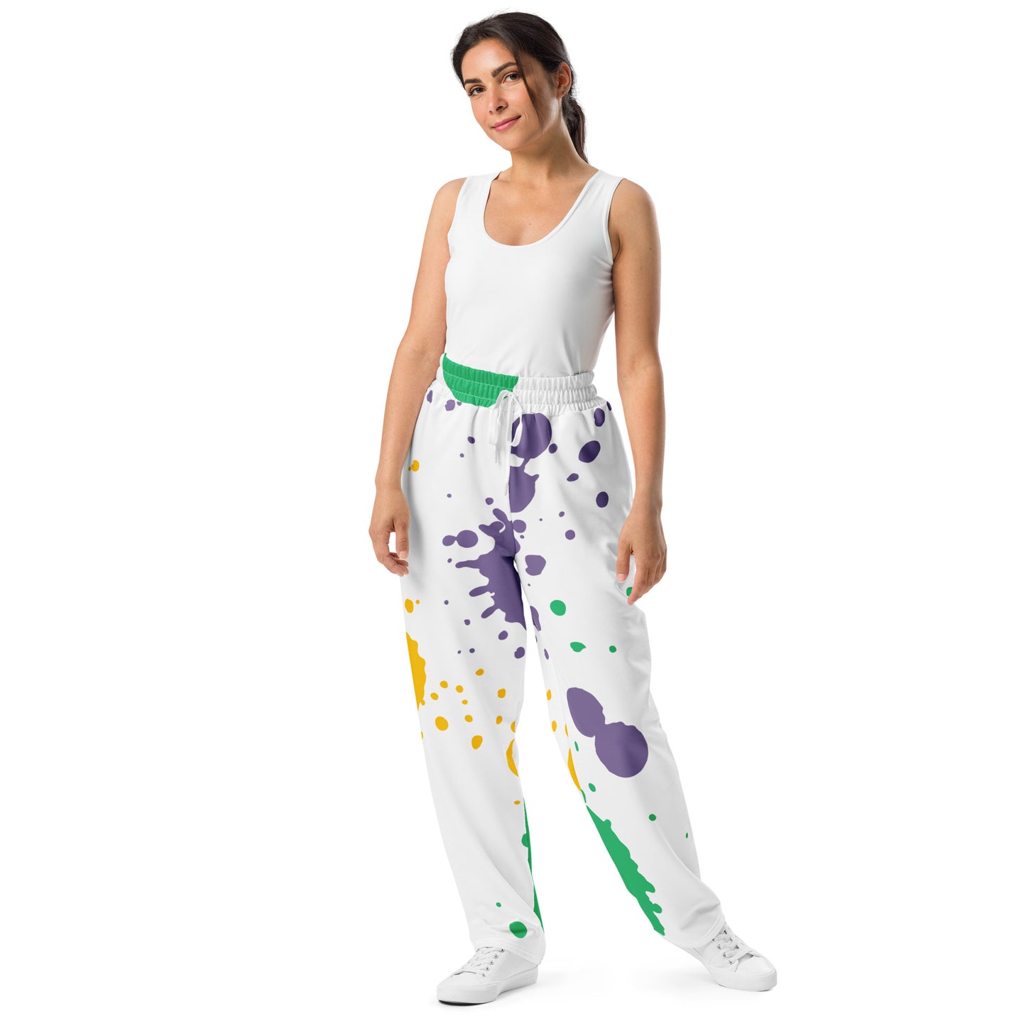 Colorful Wide-leg joggers - Unique Designs - Free Shipping Worldwide