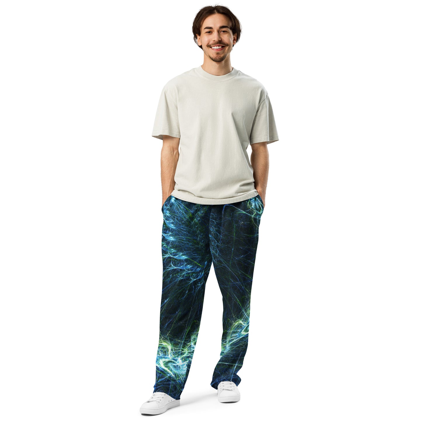 Colorful Wide-leg joggers - Unique Designs - Free Shipping Worldwide