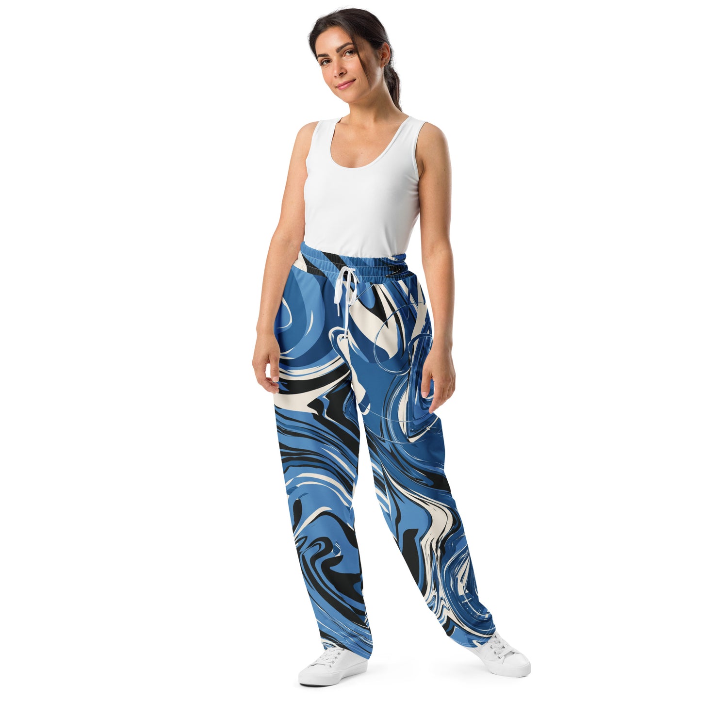 Colorful Wide-leg joggers - Unique Designs - Free Shipping Worldwide
