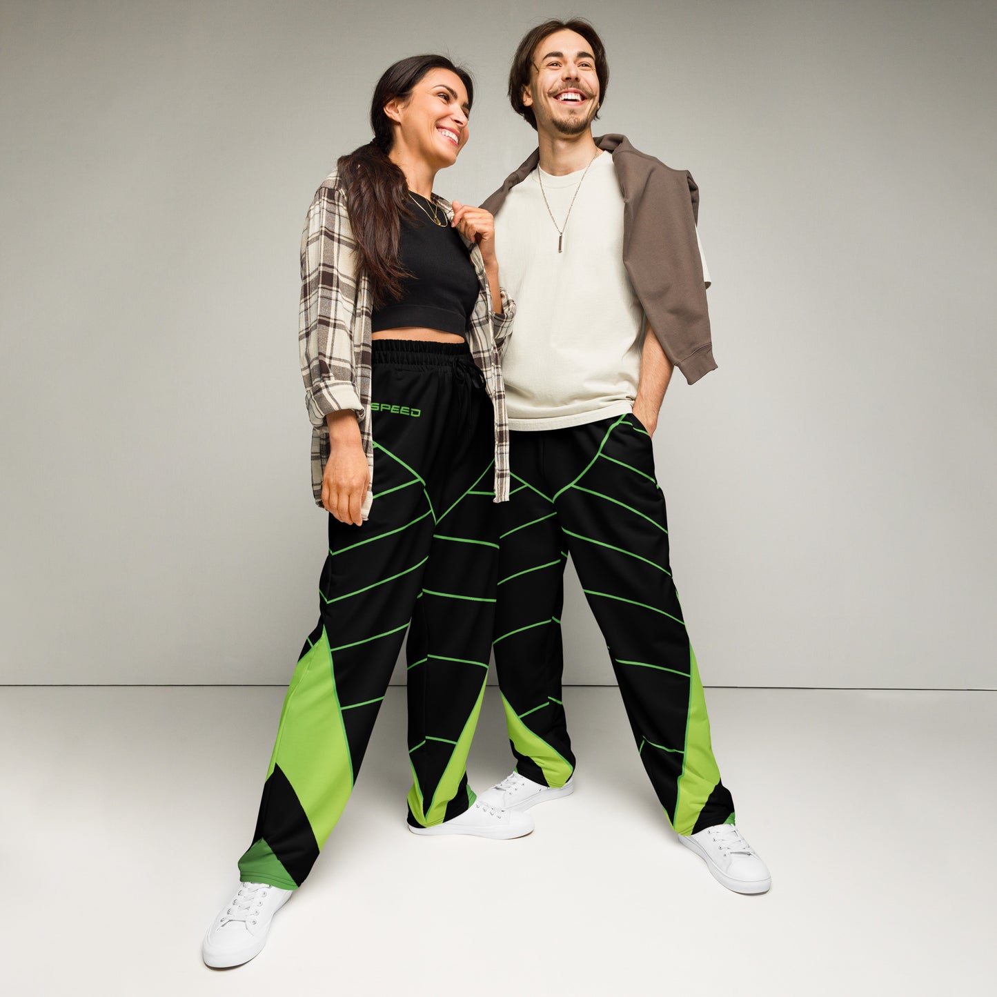 Colorful Wide-leg joggers - Unique Designs - Free Shipping Worldwide