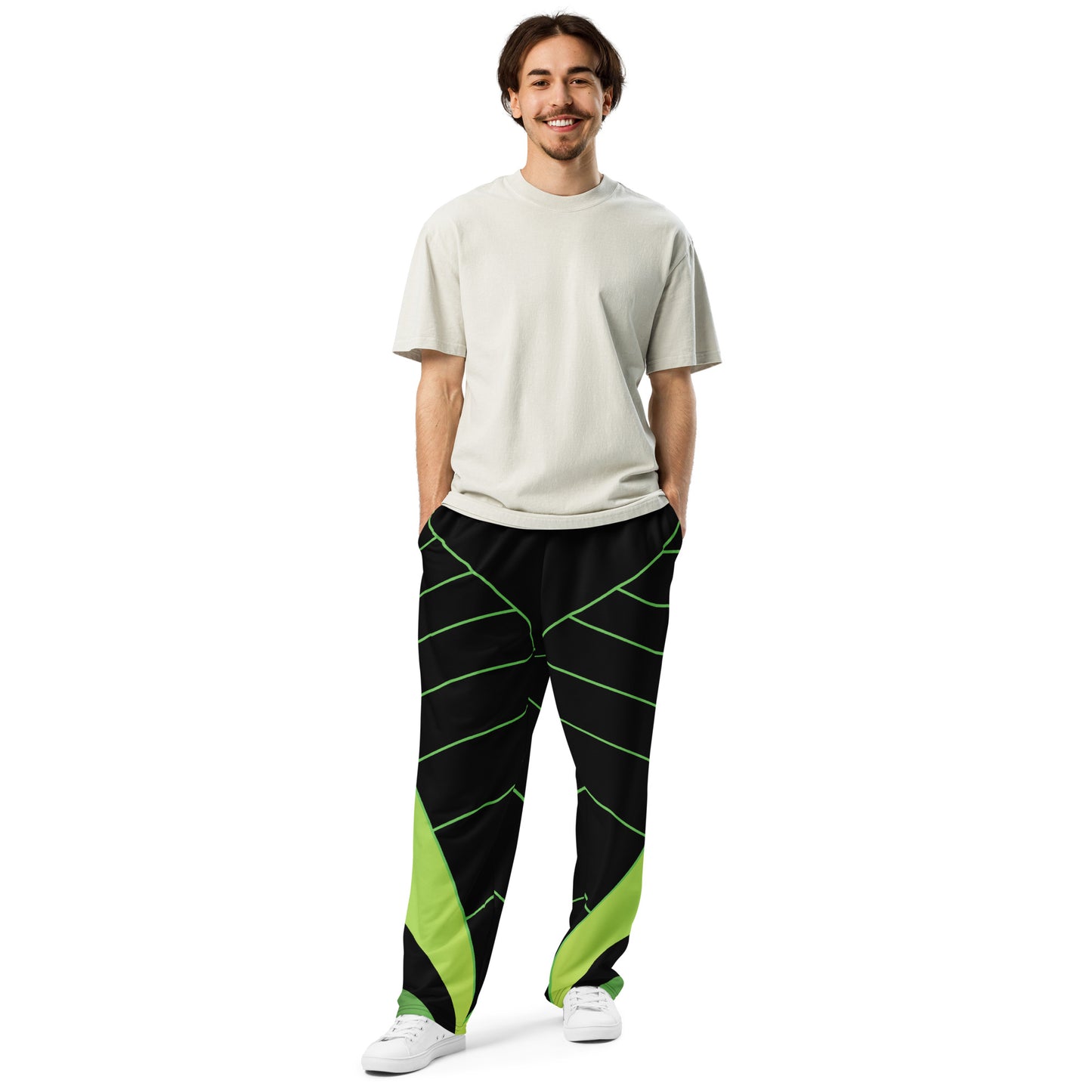 Colorful Wide-leg joggers - Unique Designs - Free Shipping Worldwide
