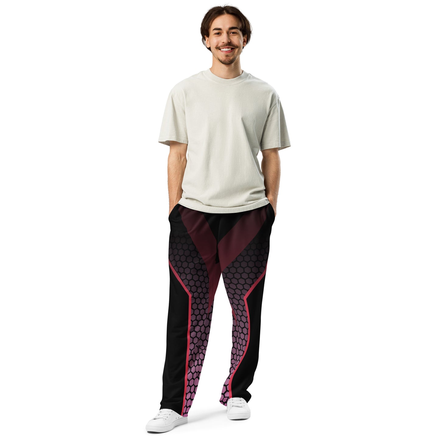 Colorful Wide-leg joggers - Unique Designs - Free Shipping Worldwide