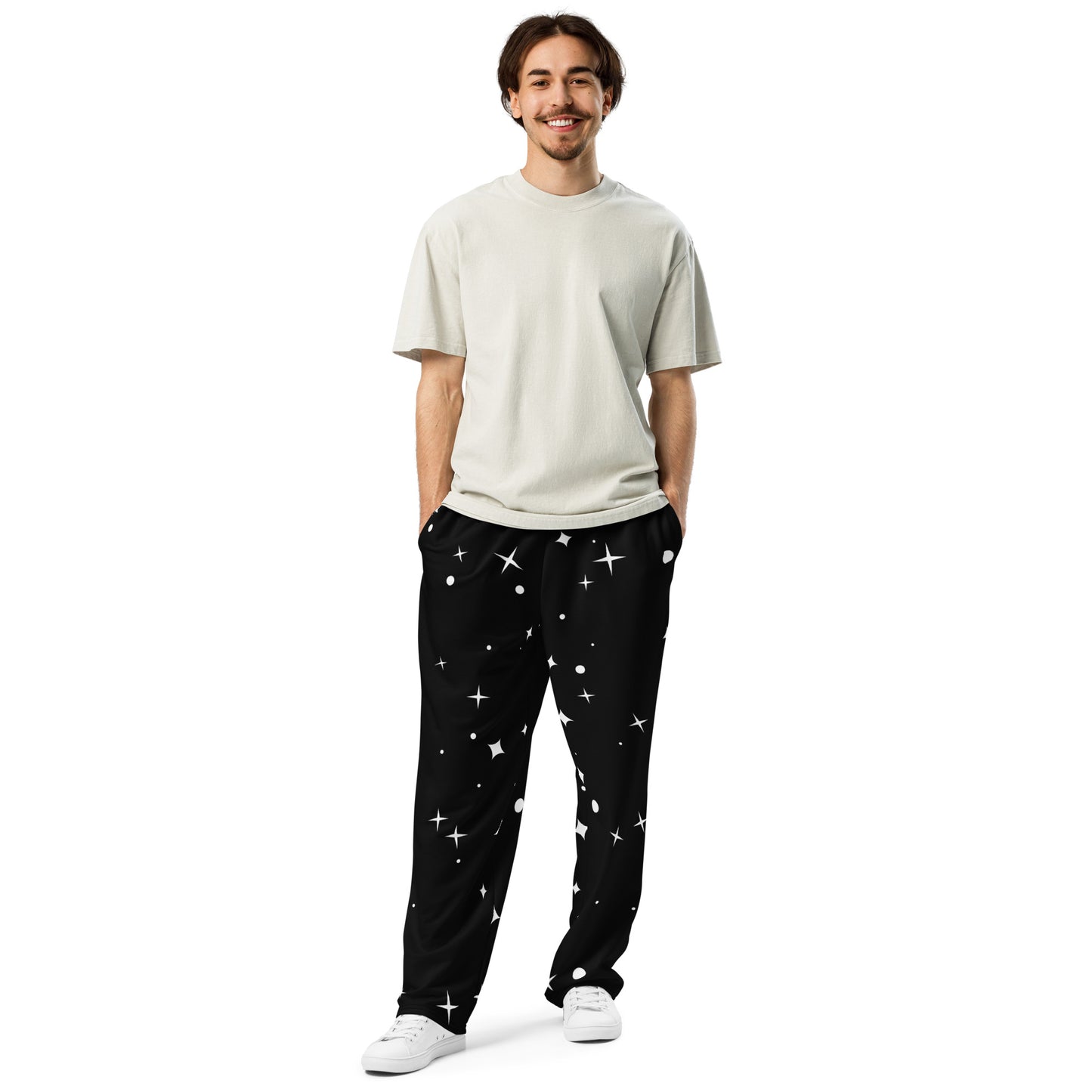 Colorful Wide-leg joggers - Unique Designs - Free Shipping Worldwide