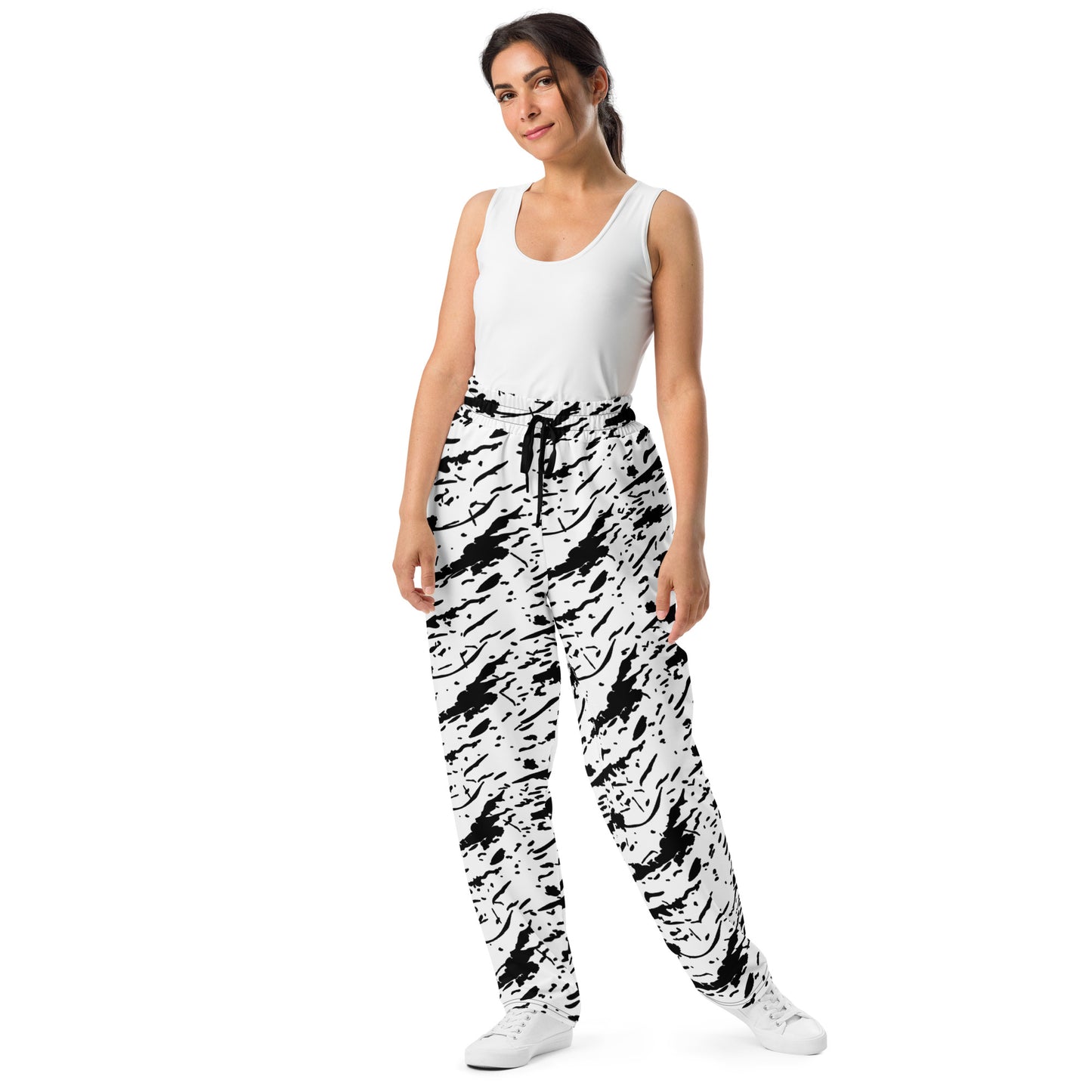 Colorful Wide-leg joggers - Unique Designs - Free Shipping Worldwide