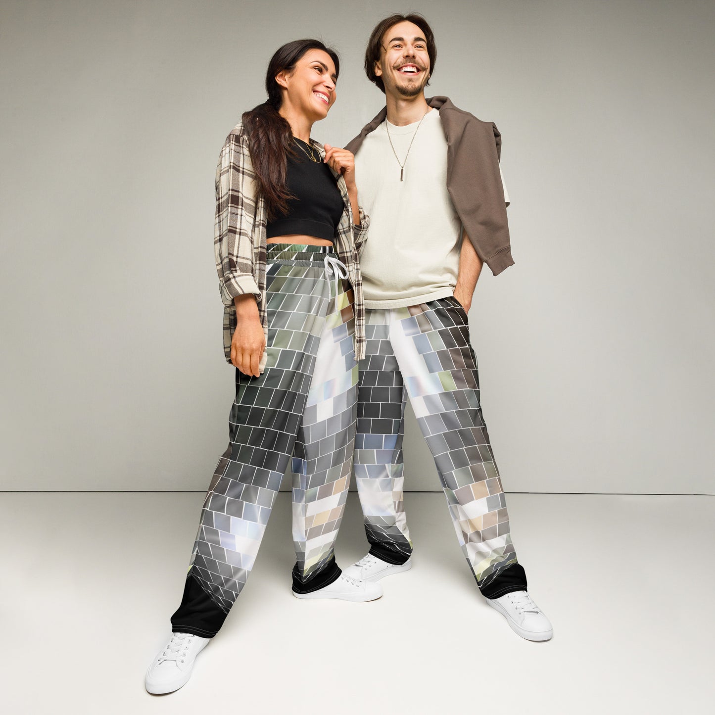 Colorful Wide-leg joggers - Unique Designs - Free Shiping