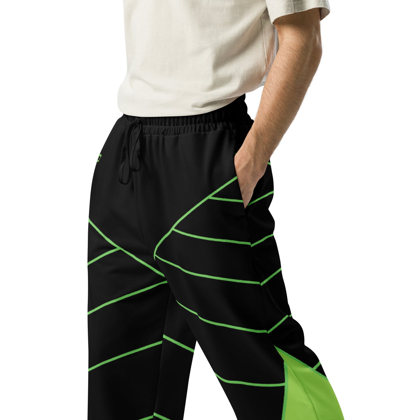 Colorful Wide-leg joggers - Unique Designs - Free Shipping Worldwide