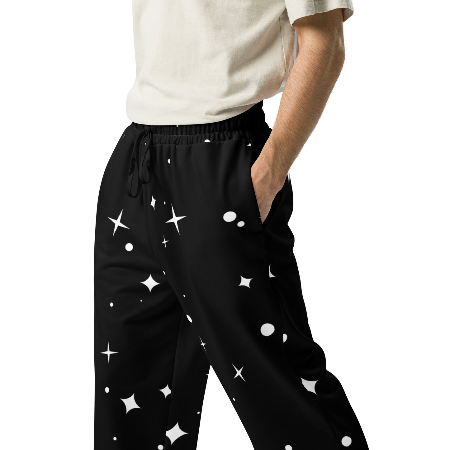 Colorful Wide-leg joggers - Unique Designs - Free Shipping Worldwide