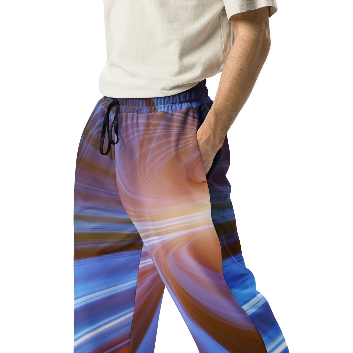 Colorful Wide-leg joggers - Unique Designs - Free Shipping Worldwide