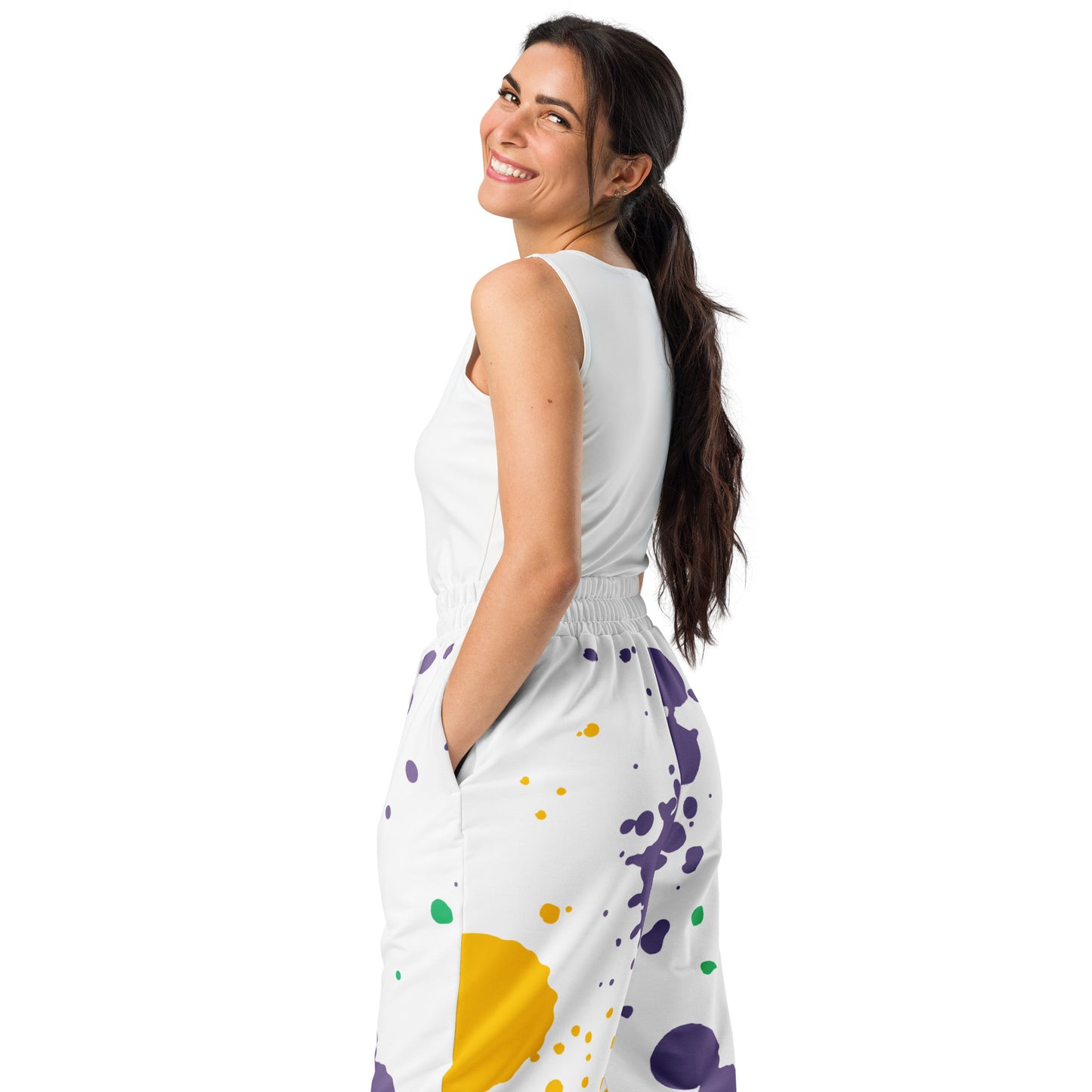 Colorful Wide-leg joggers - Unique Designs - Free Shipping Worldwide