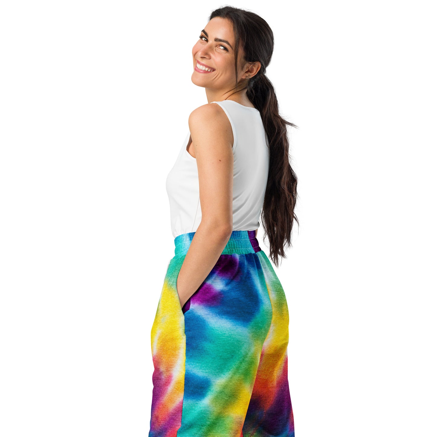 Colorful Wide-leg joggers - Unique Designs - Free Shipping Worldwide