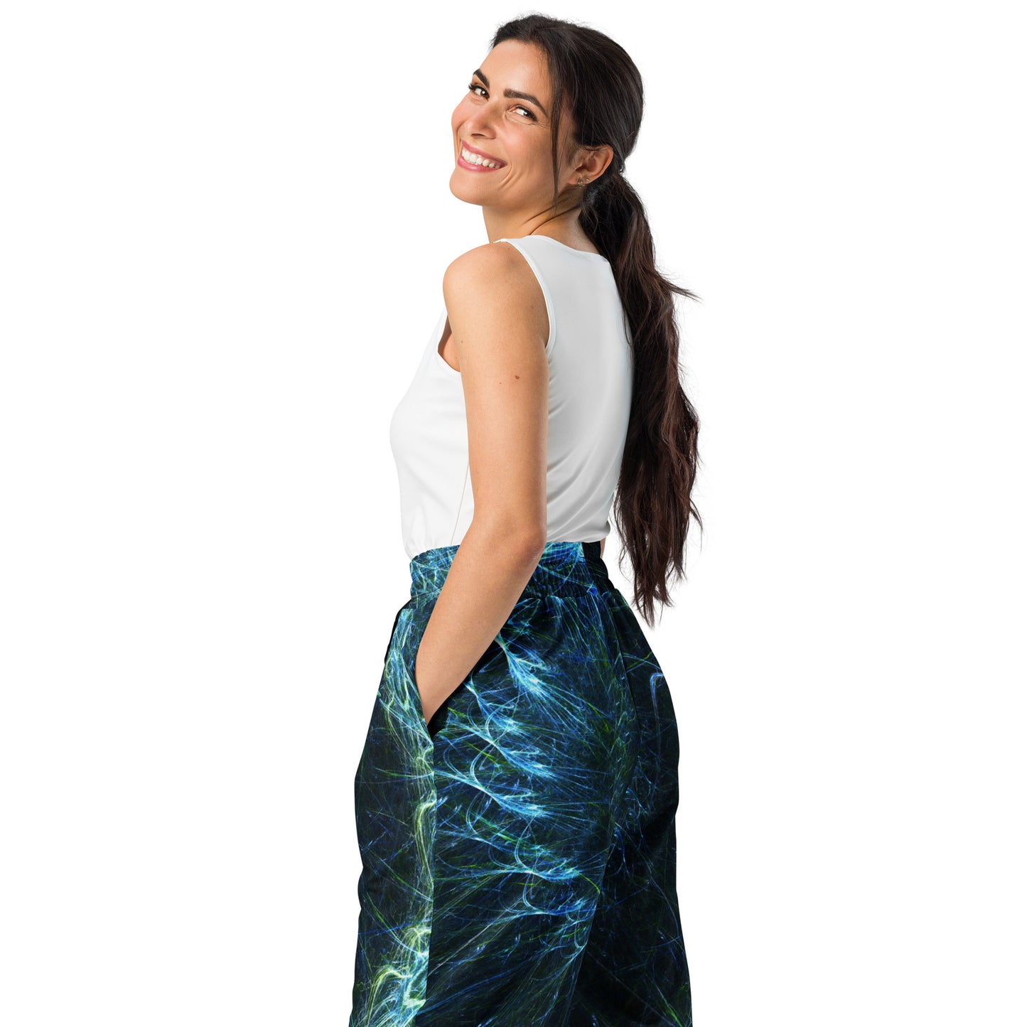 Colorful Wide-leg joggers - Unique Designs - Free Shipping Worldwide