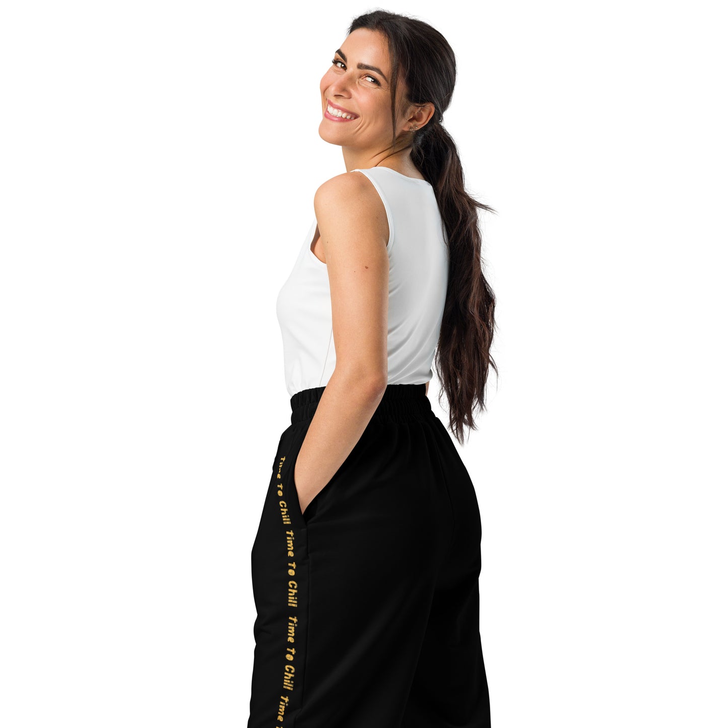 Colorful Wide-leg joggers - Unique Designs - Free Shipping Worldwide