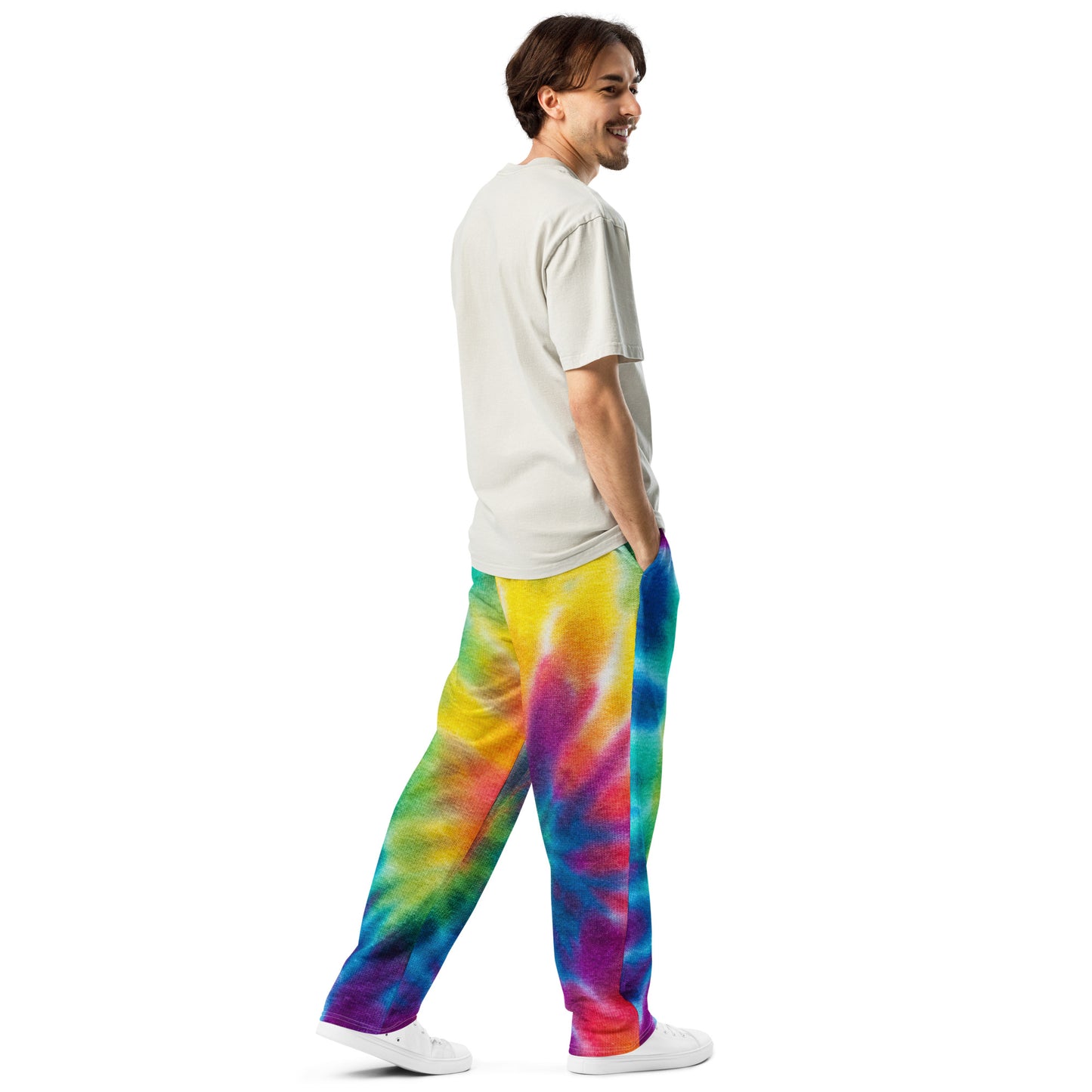 Colorful Wide-leg joggers - Unique Designs - Free Shipping Worldwide
