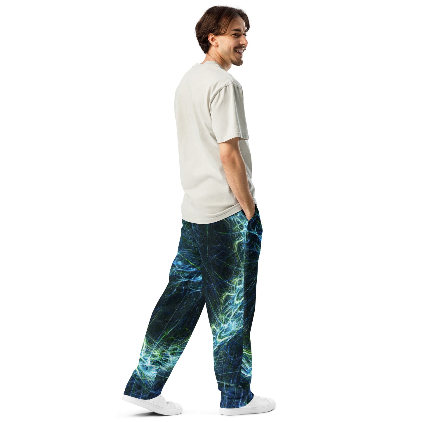 Colorful Wide-leg joggers - Unique Designs - Free Shipping Worldwide