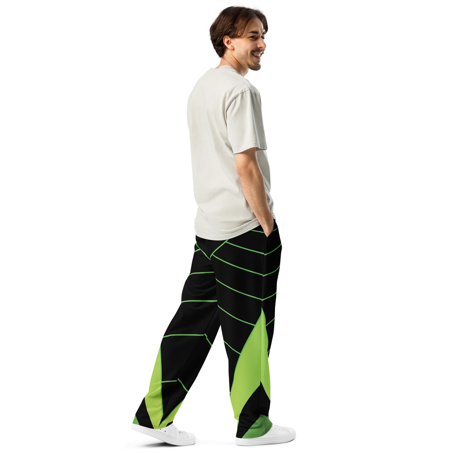 Colorful Wide-leg joggers - Unique Designs - Free Shipping Worldwide