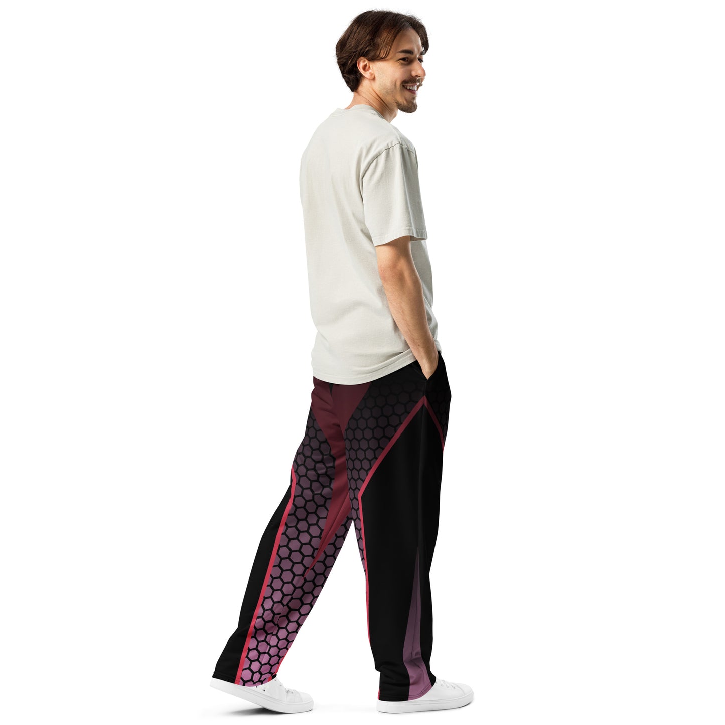 Colorful Wide-leg joggers - Unique Designs - Free Shipping Worldwide