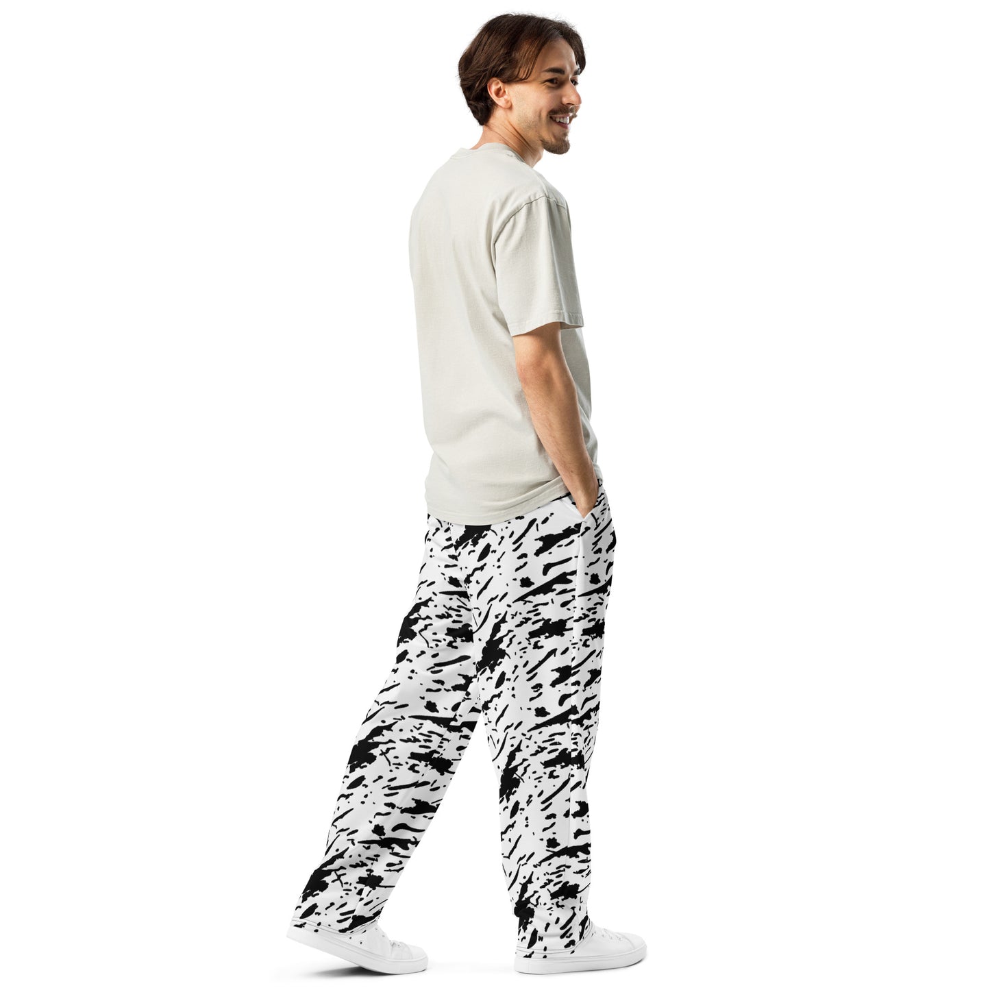 Colorful Wide-leg joggers - Unique Designs - Free Shipping Worldwide