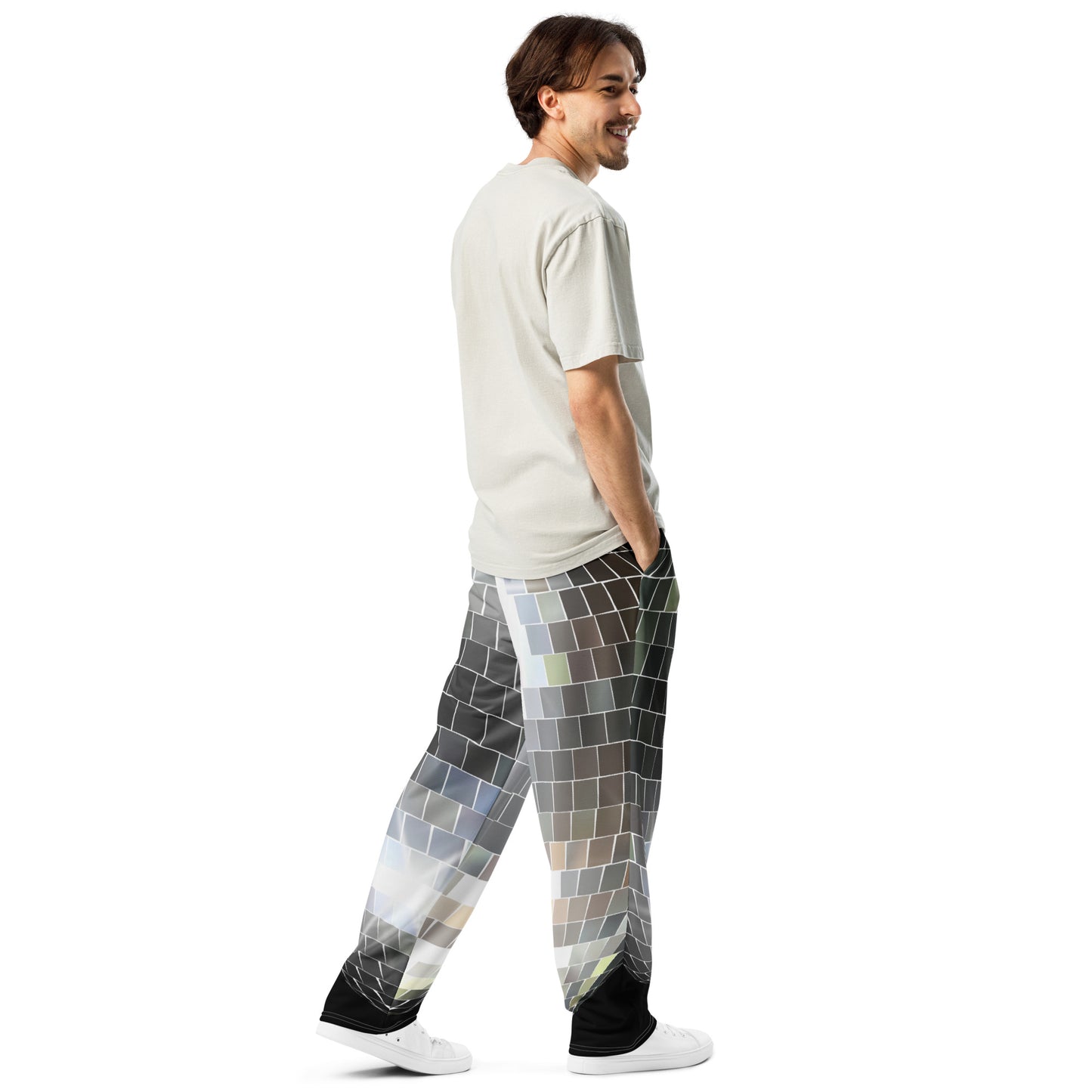 Colorful Wide-leg joggers - Unique Designs - Free Shiping