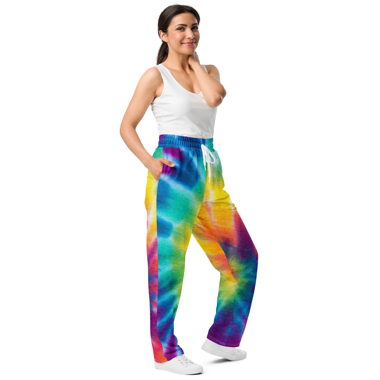 Colorful Wide-leg joggers - Unique Designs - Free Shipping Worldwide