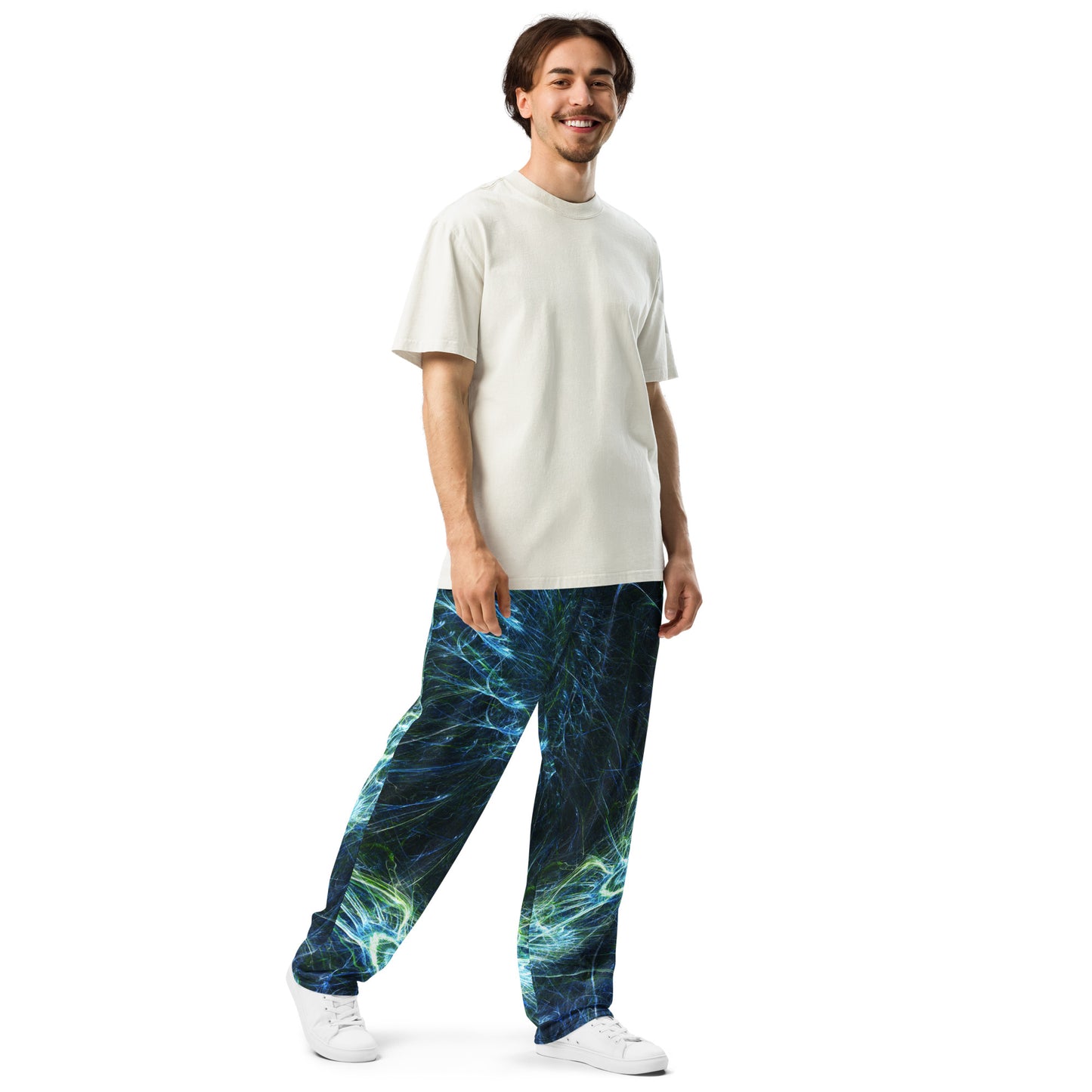 Colorful Wide-leg joggers - Unique Designs - Free Shipping Worldwide