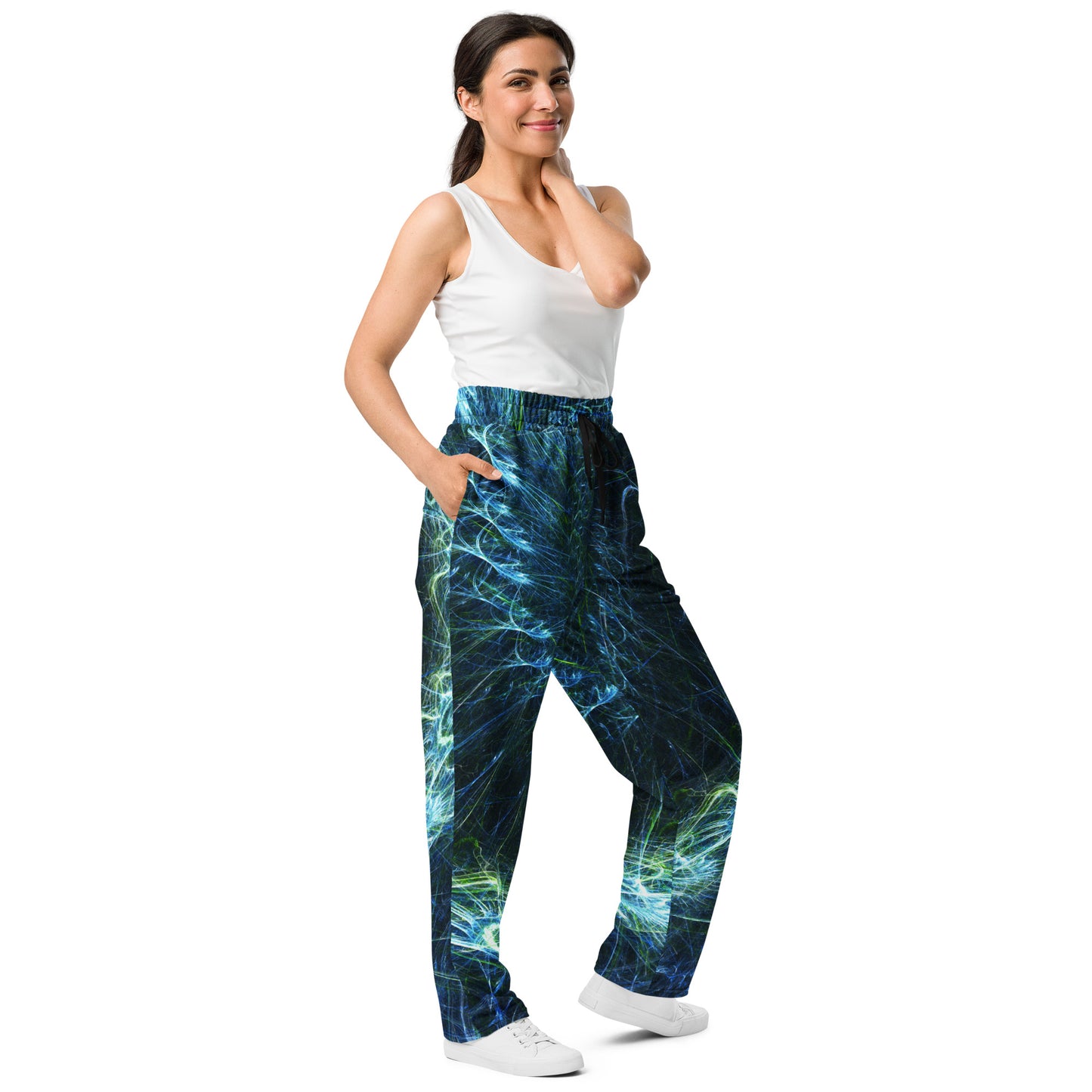 Colorful Wide-leg joggers - Unique Designs - Free Shipping Worldwide