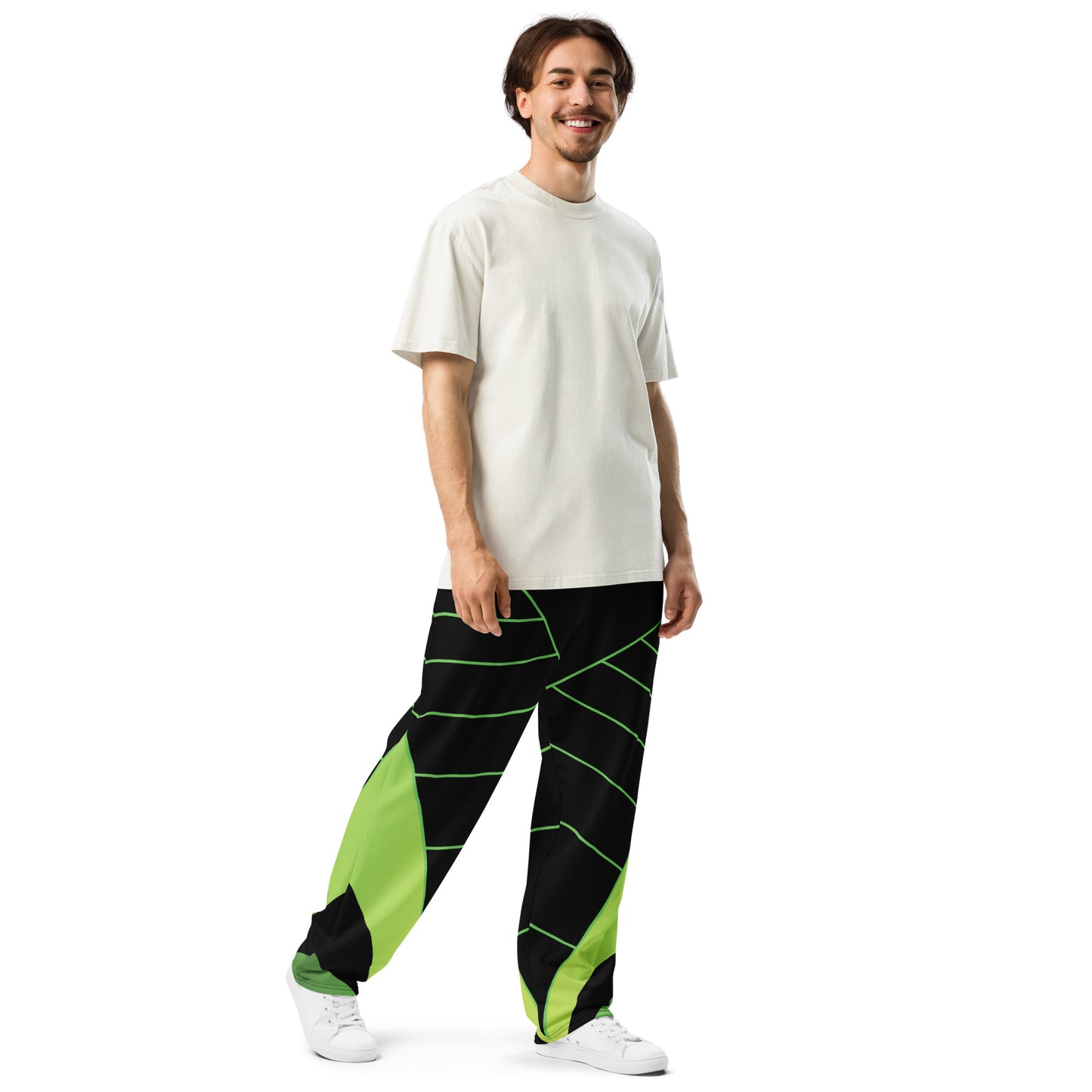 Colorful Wide-leg joggers - Unique Designs - Free Shipping Worldwide