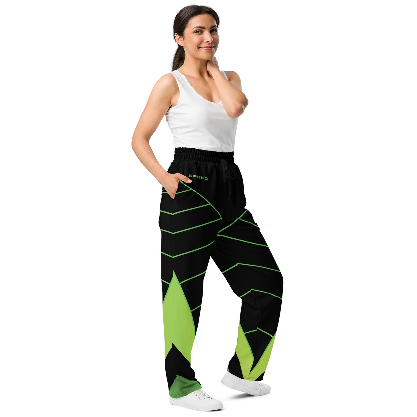 Colorful Wide-leg joggers - Unique Designs - Free Shipping Worldwide