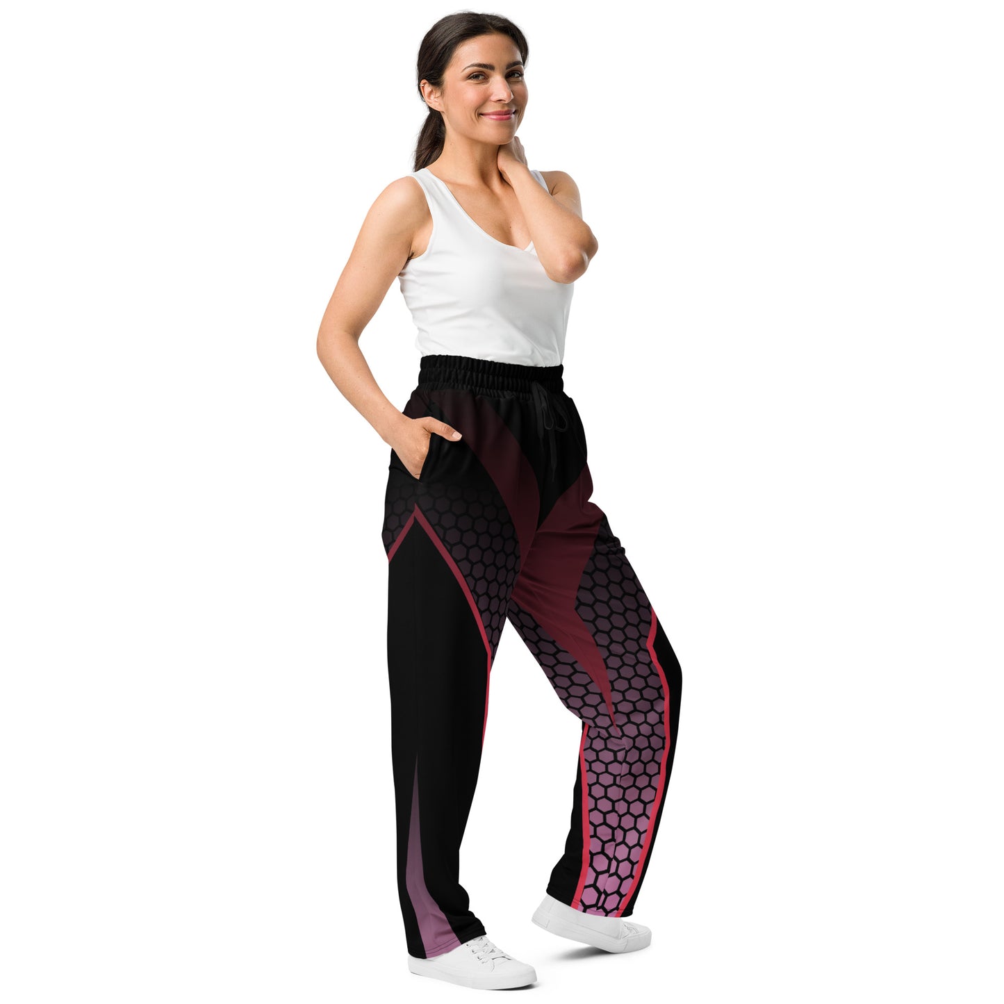 Colorful Wide-leg joggers - Unique Designs - Free Shipping Worldwide
