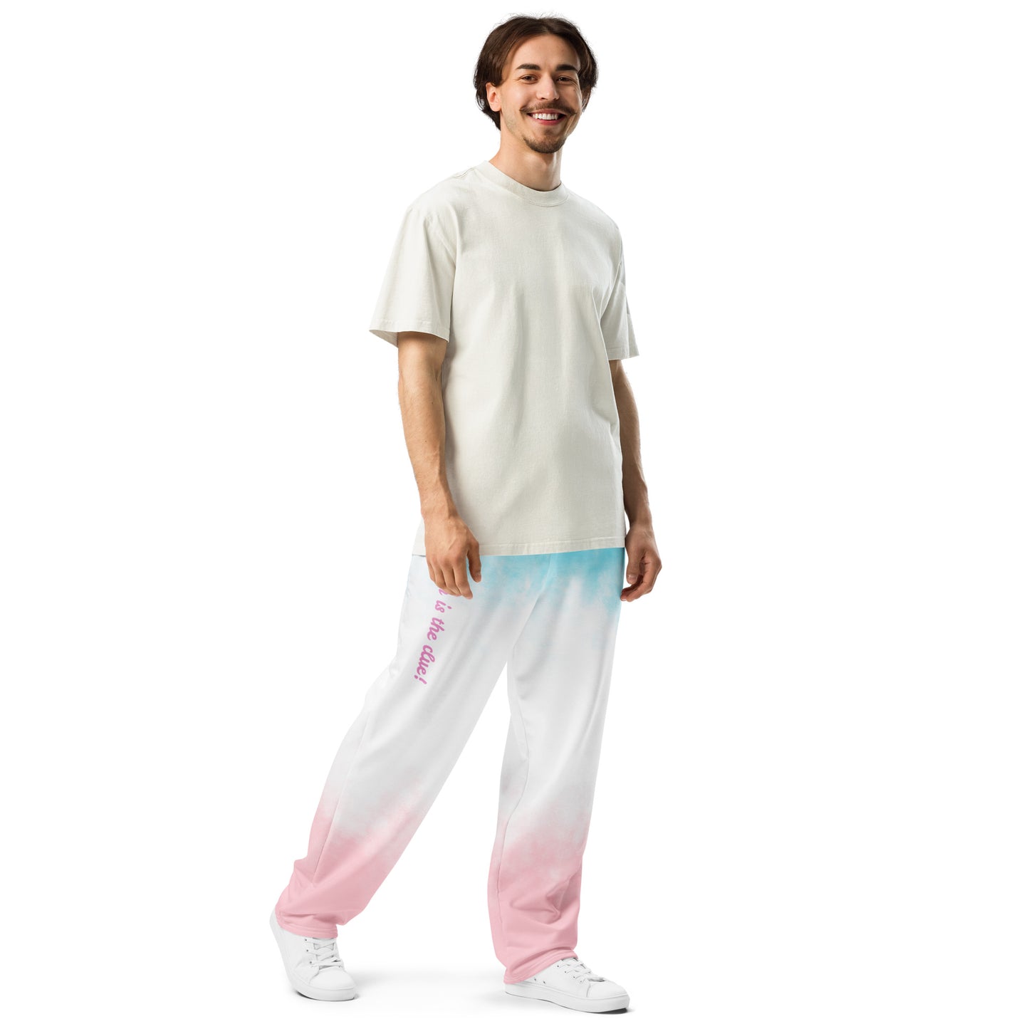 Colorful Wide-leg joggers - Unique Designs - Free Shipping Worldwide