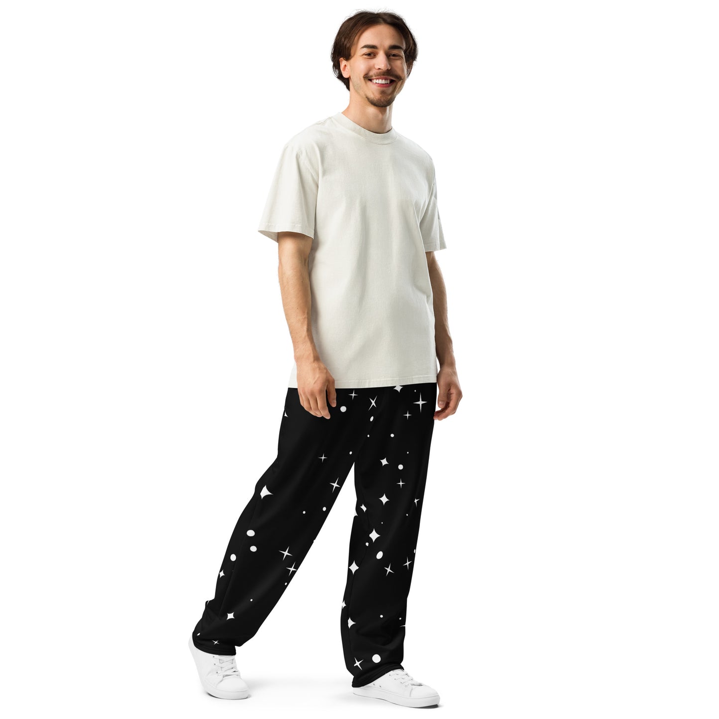 Colorful Wide-leg joggers - Unique Designs - Free Shipping Worldwide