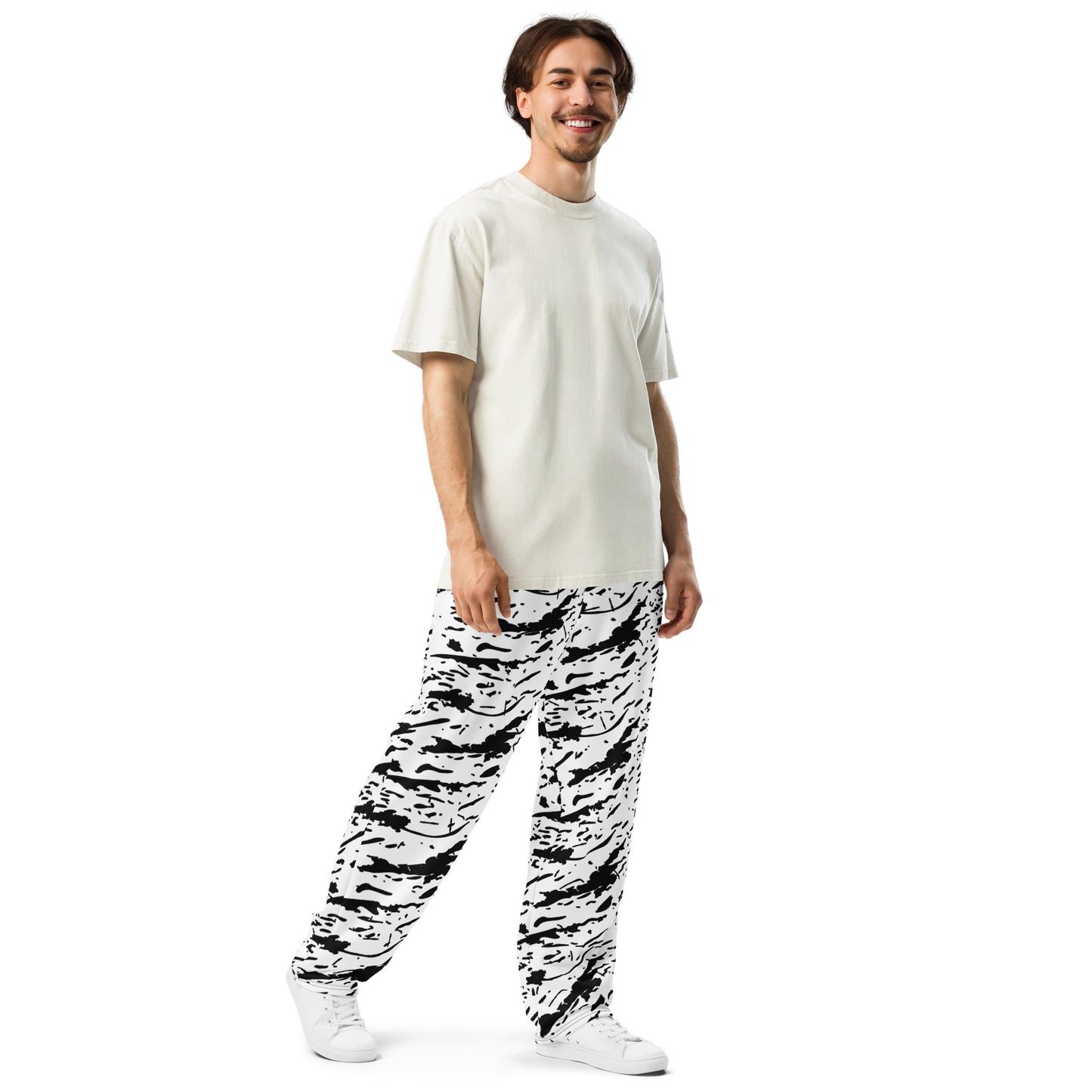 Colorful Wide-leg joggers - Unique Designs - Free Shipping Worldwide