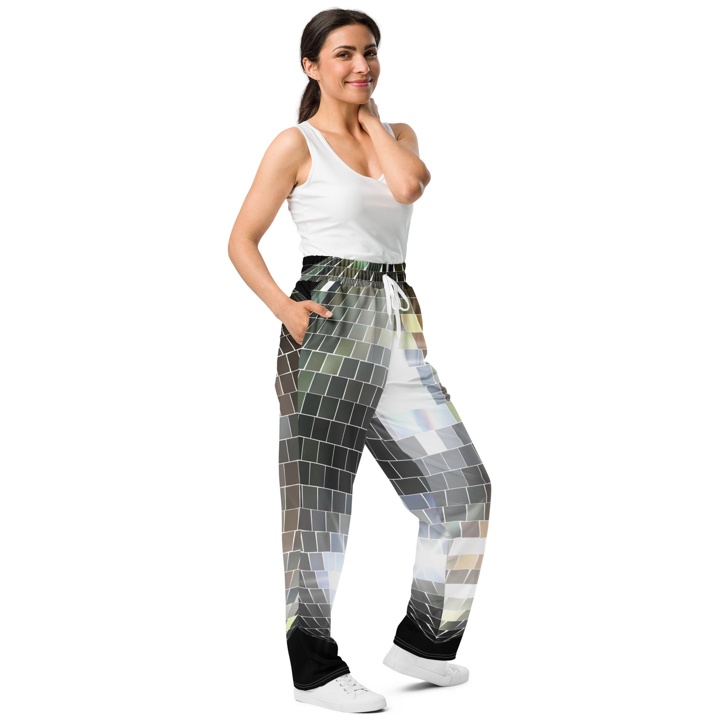 Colorful Wide-leg joggers - Unique Designs - Free Shiping