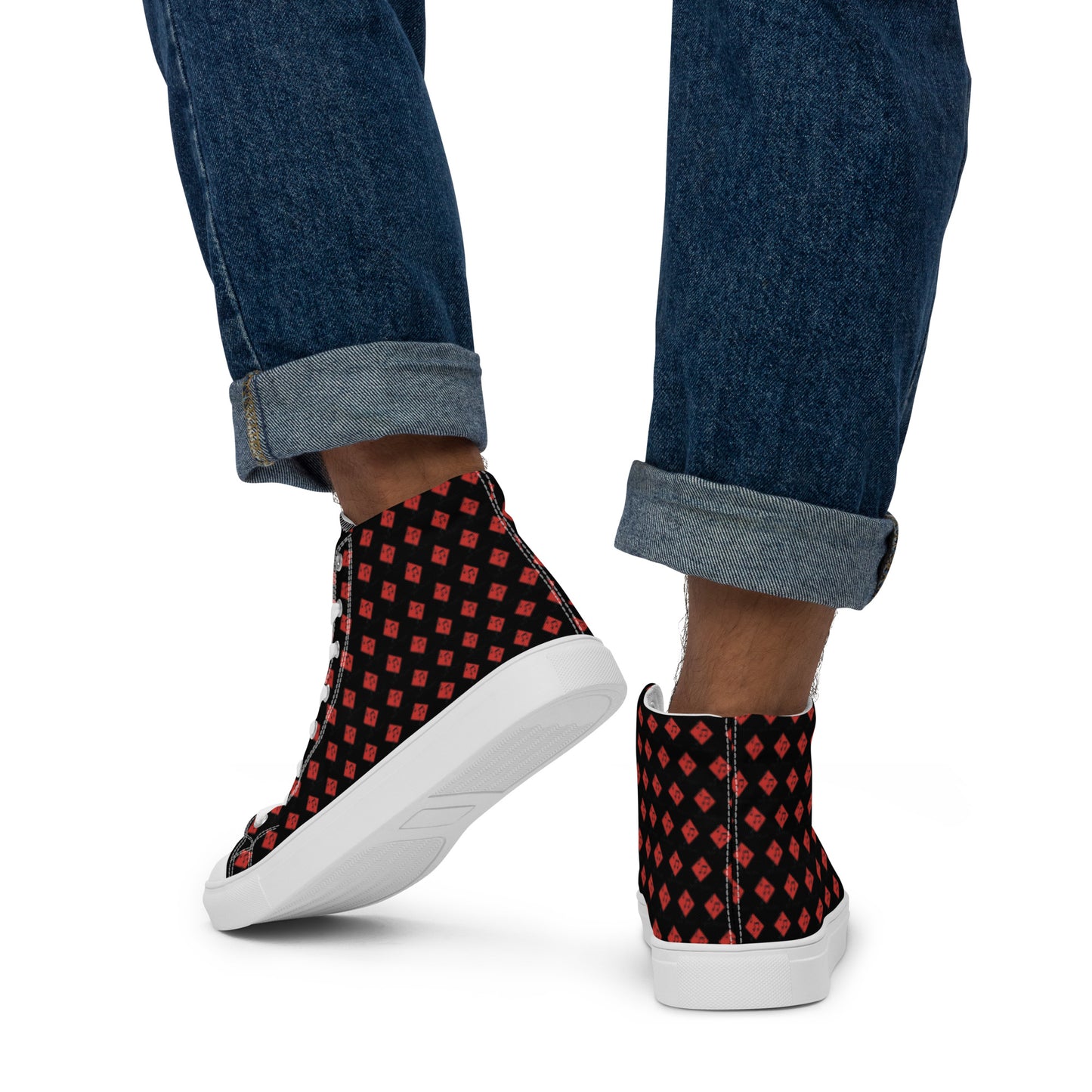 Colorful high top canvas shoes - Free Shipping Worldwide