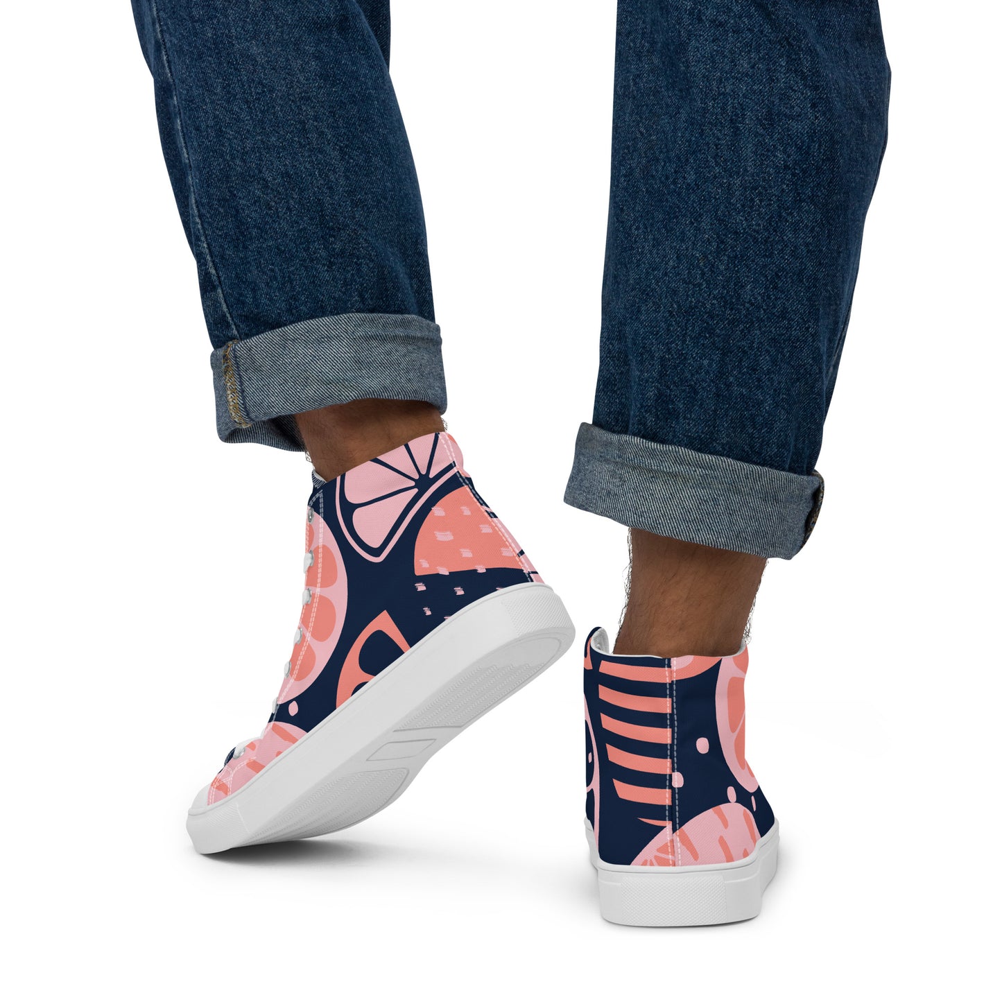 Colorful high top canvas shoes - Free Shipping Worldwide