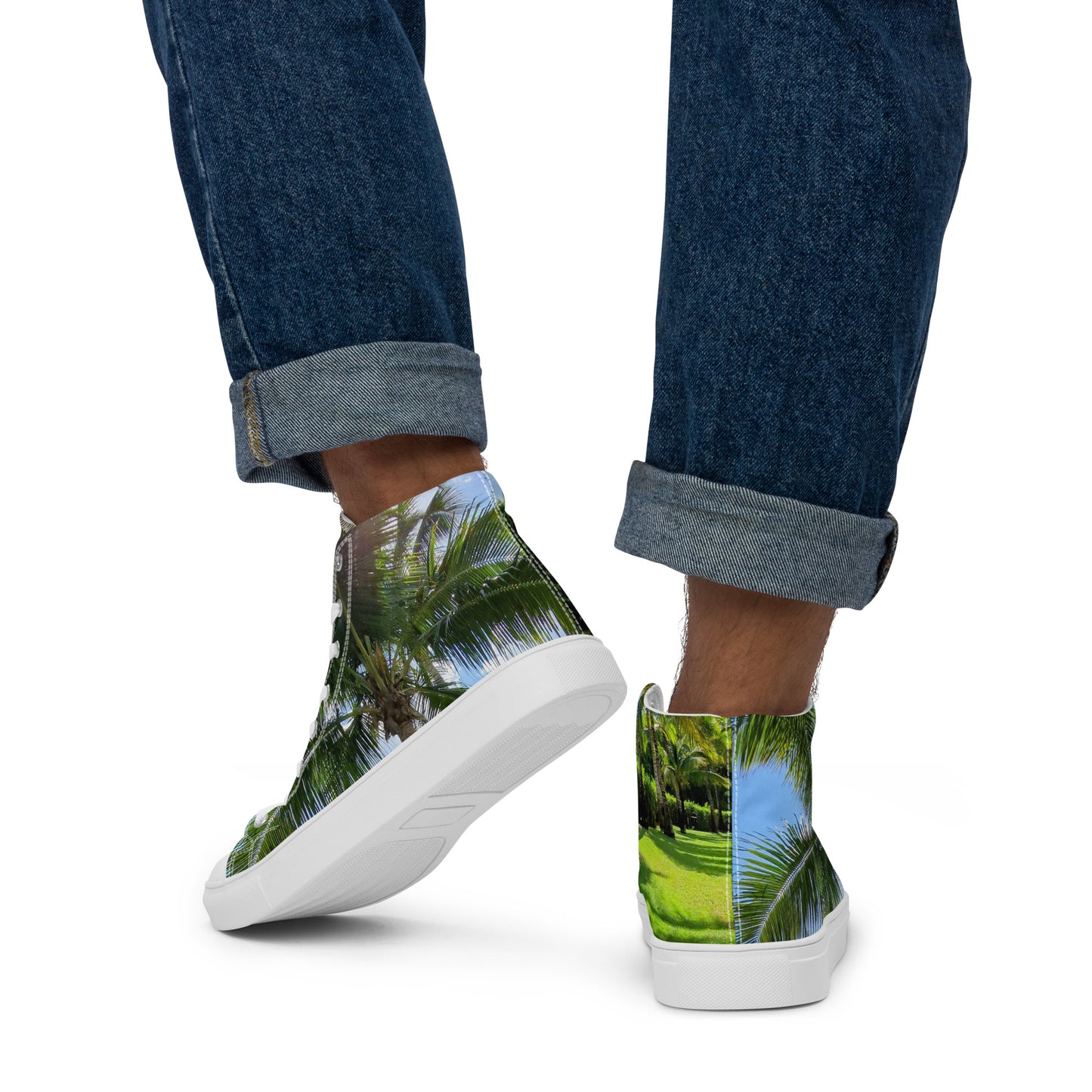 Colorful high top canvas shoes - Free Shipping Worldwide
