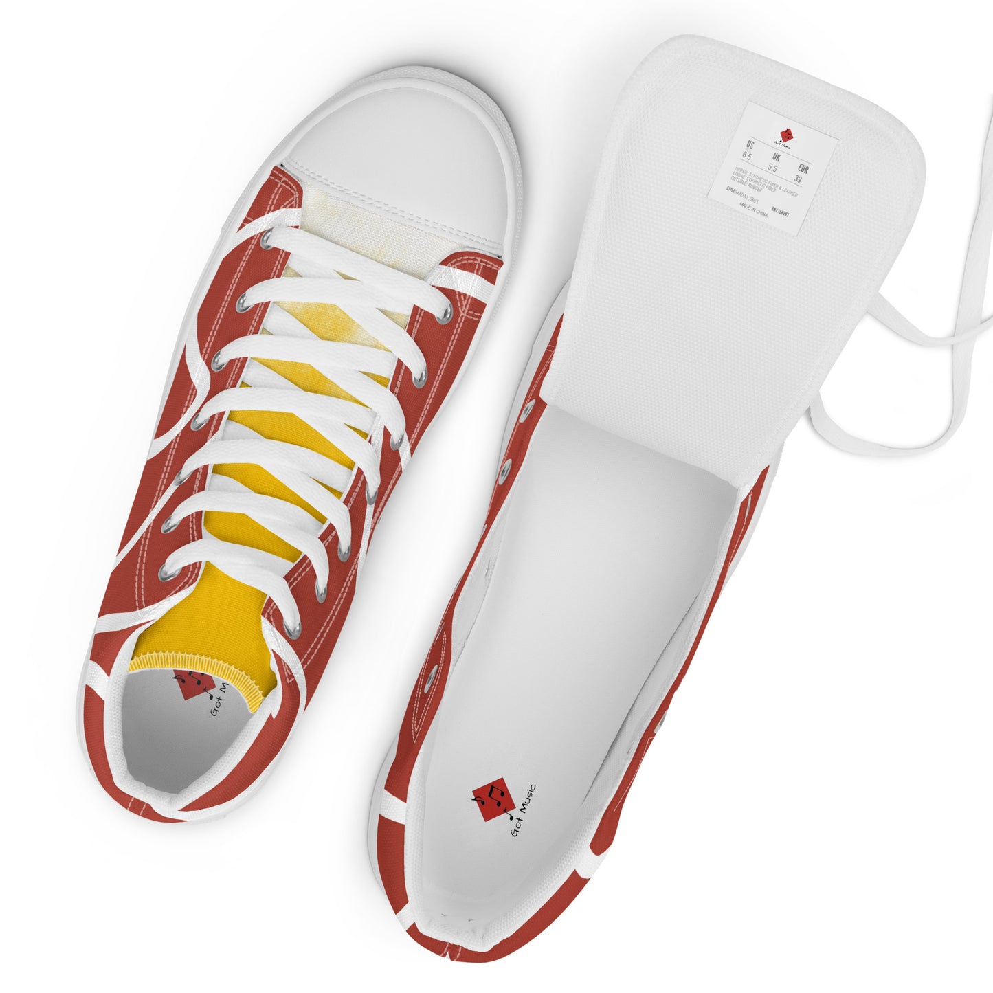 Colorful high top canvas shoes - Free Shipping Worldwide