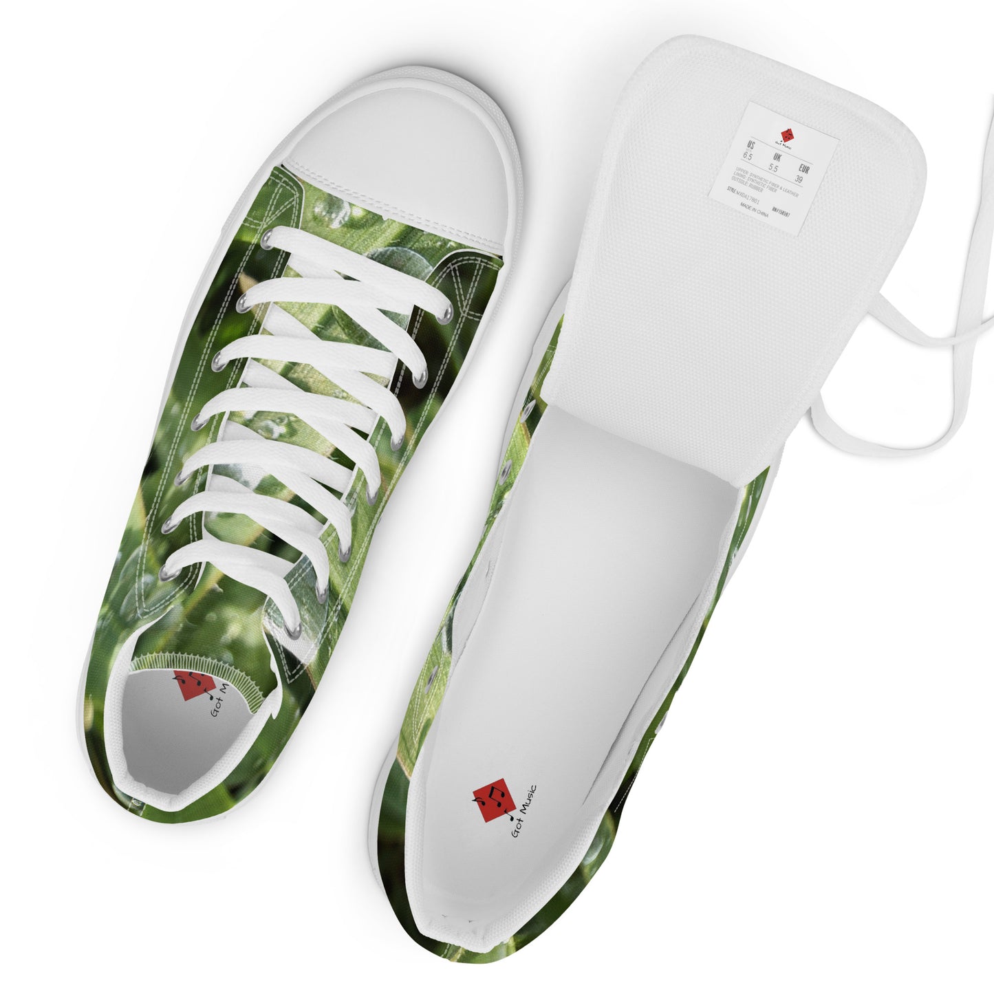 Colorful high top canvas shoes - Free Shipping Worldwide