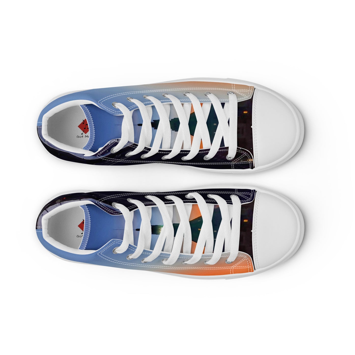 Colorful high top canvas shoes Free Shipping Worldwide